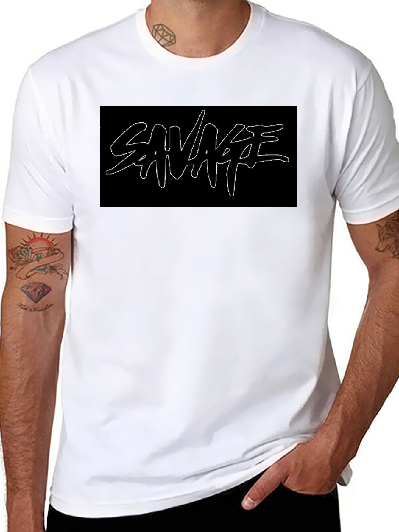 Savage Graphic Tee - Black