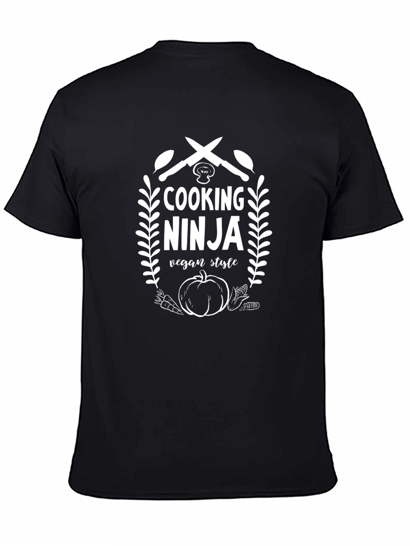 Vegan Cooking Ninja Graphic T-Shirt
