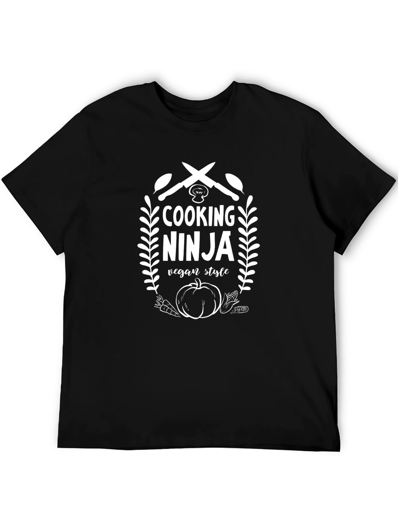 Vegan Cooking Ninja Graphic T-Shirt