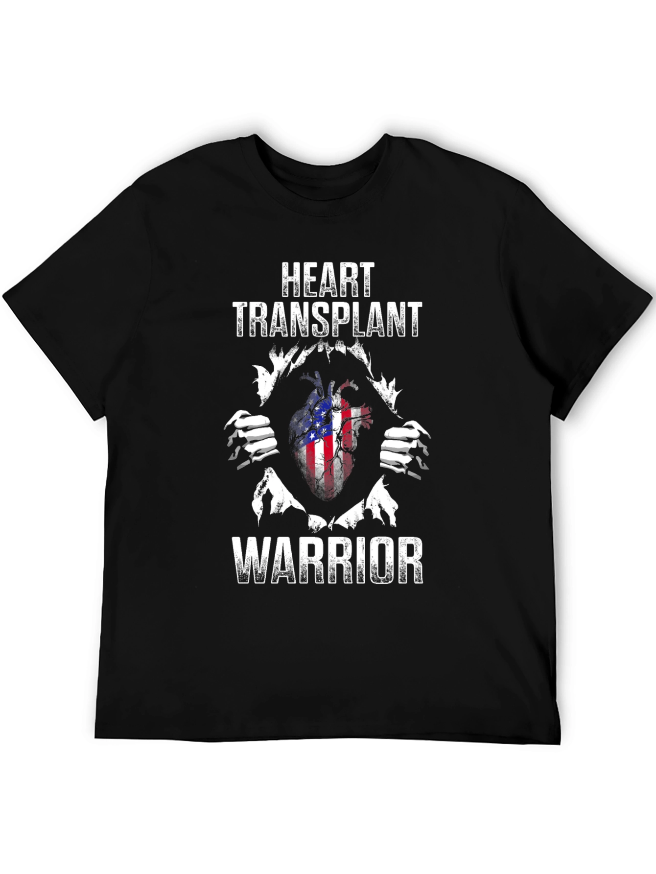 Heart Transplant Warrior Graphic T-Shirt