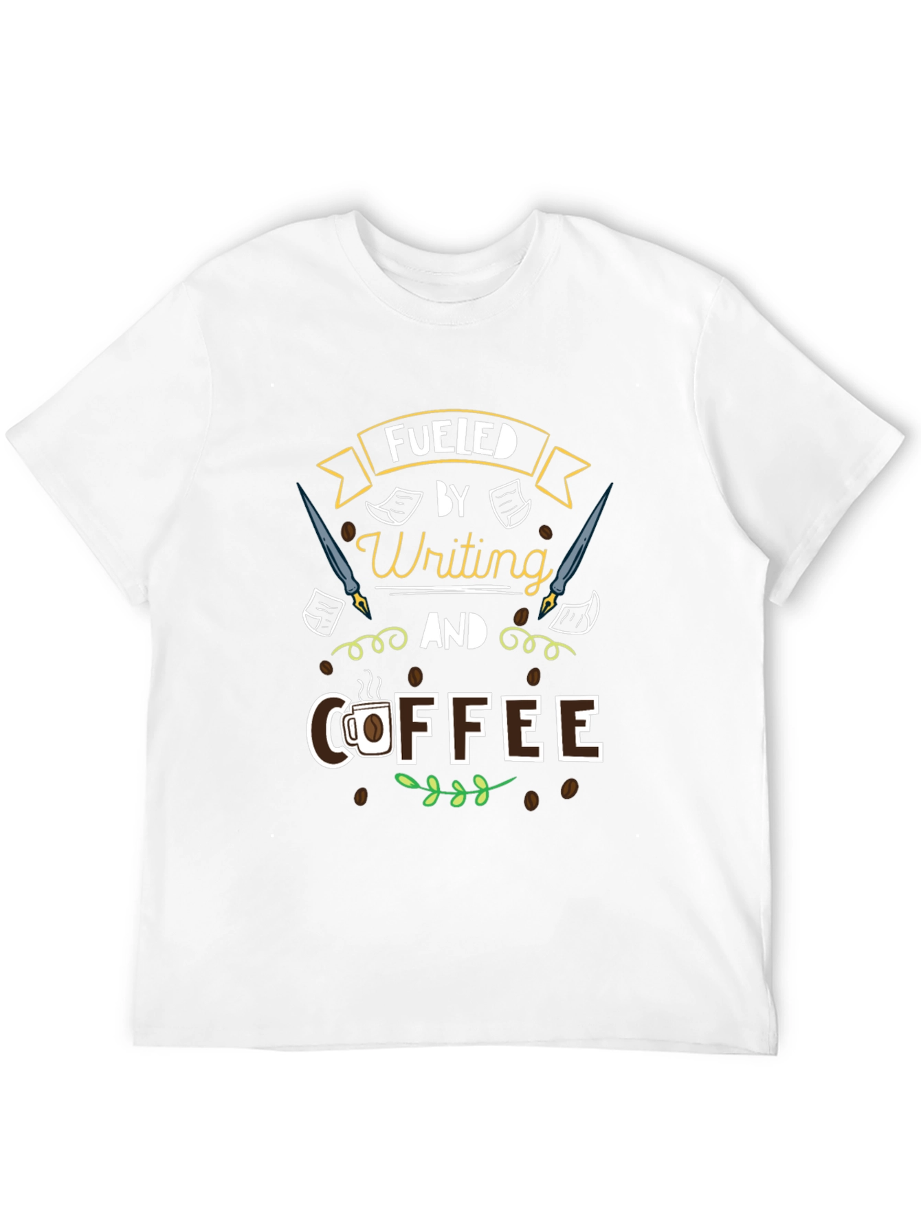 Fueled by Writing and Coffee T-Shirt