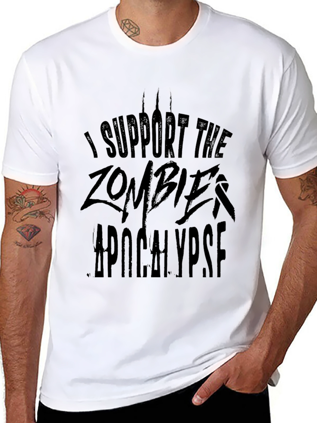 Zombie Apocalypse T-Shirt - Black