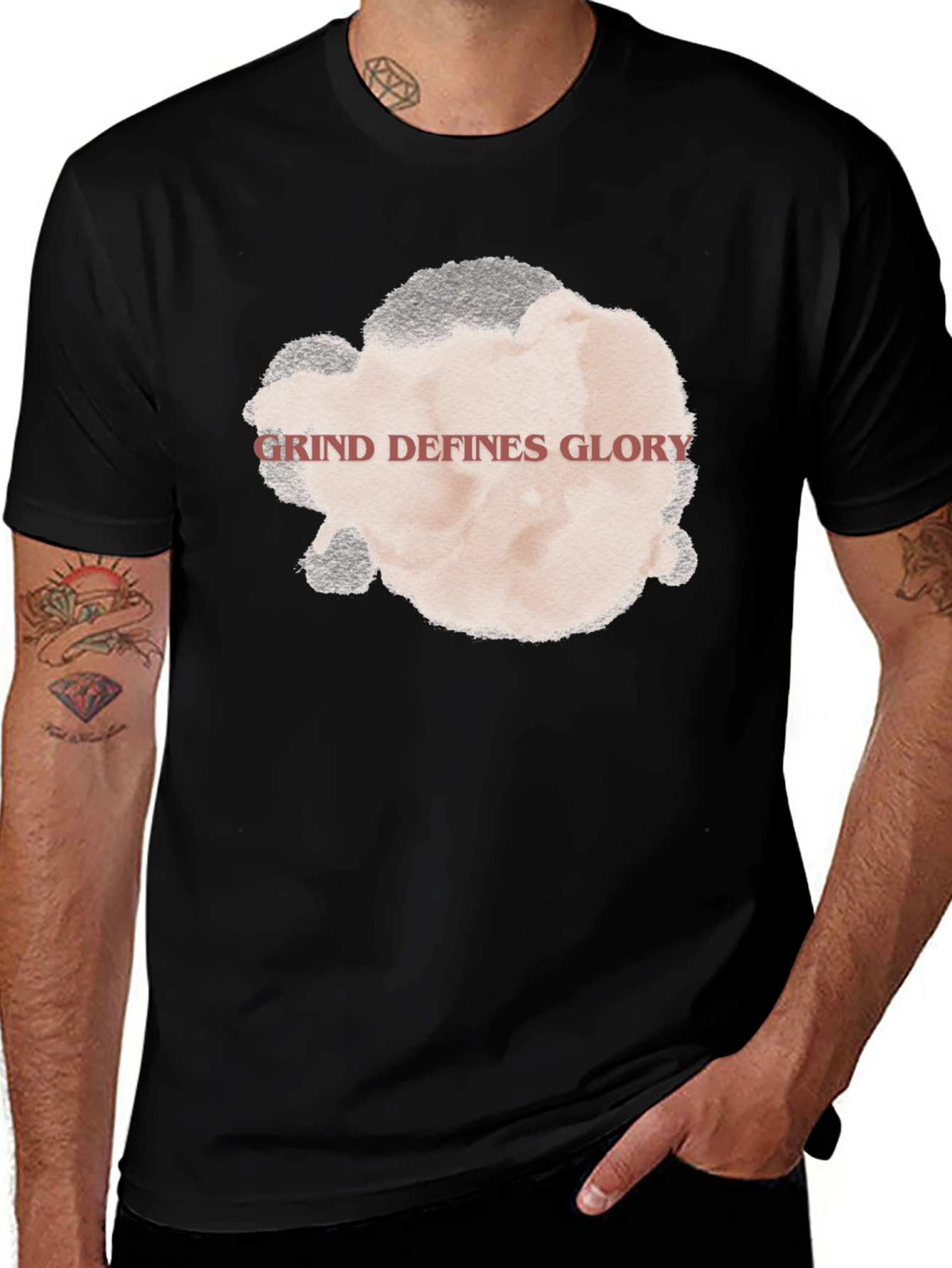 Grind Defines Glory Black Tee