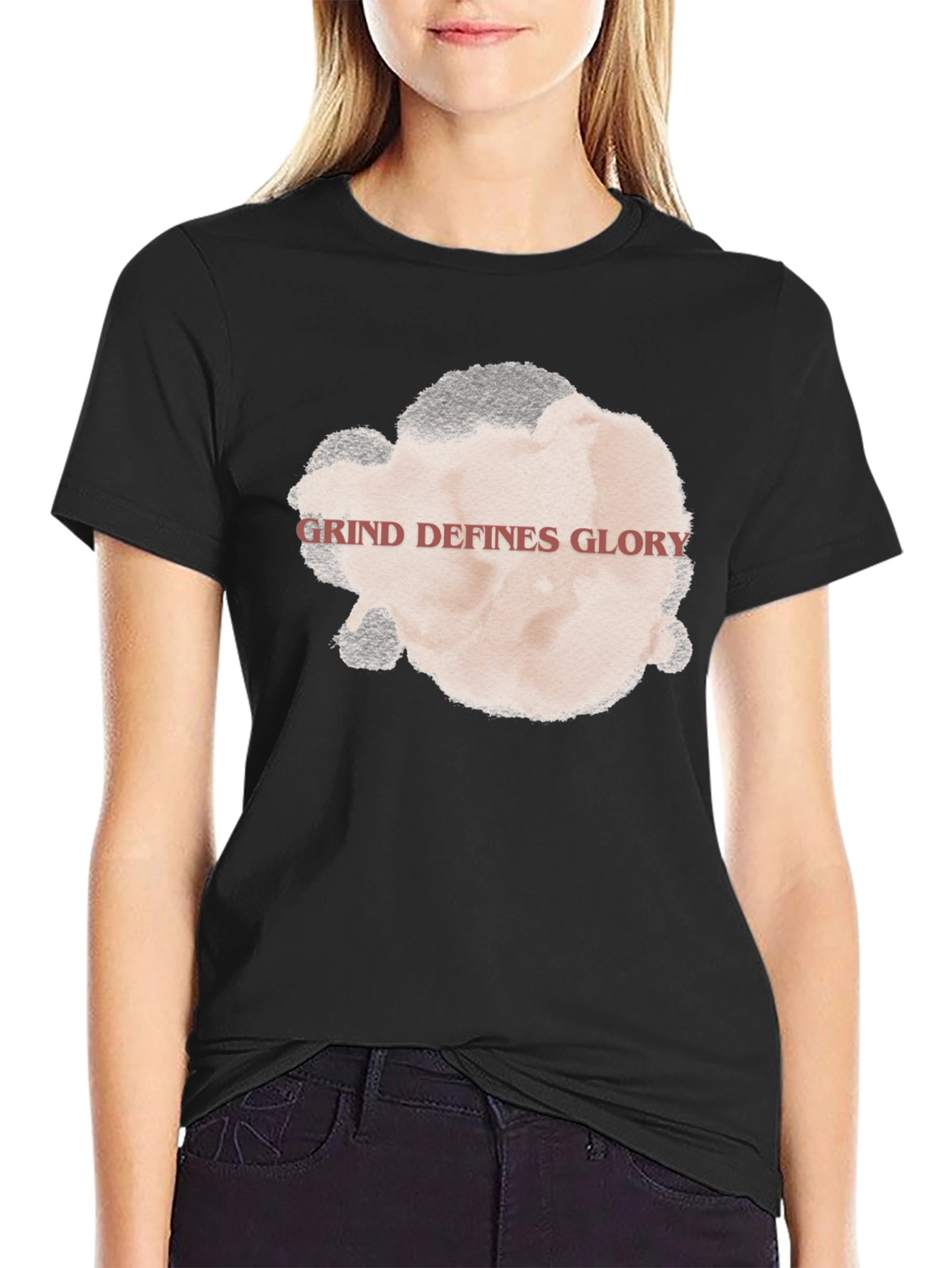 Grind Defines Glory Black Tee