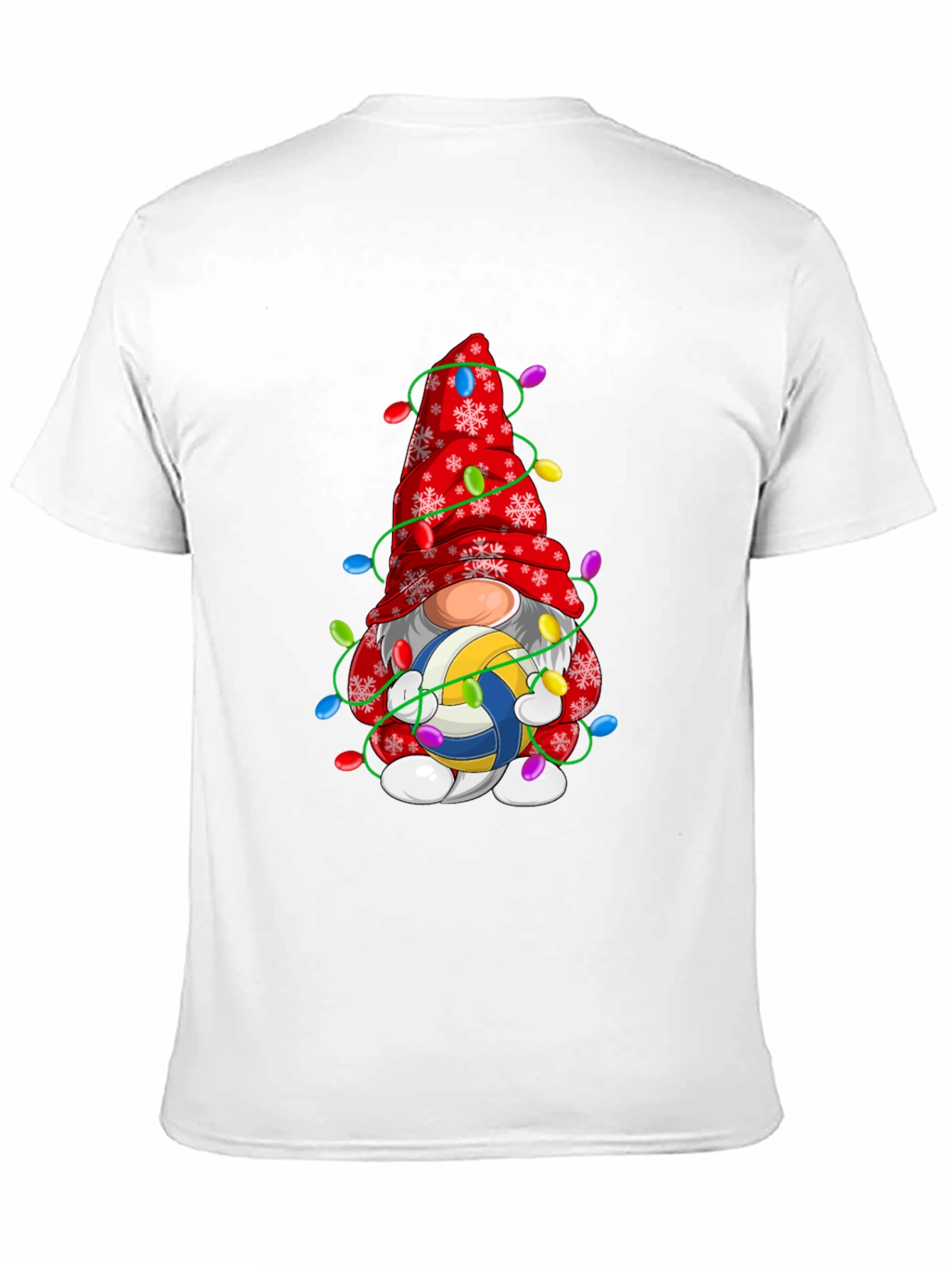 Volleyball Gnome Christmas T-Shirt