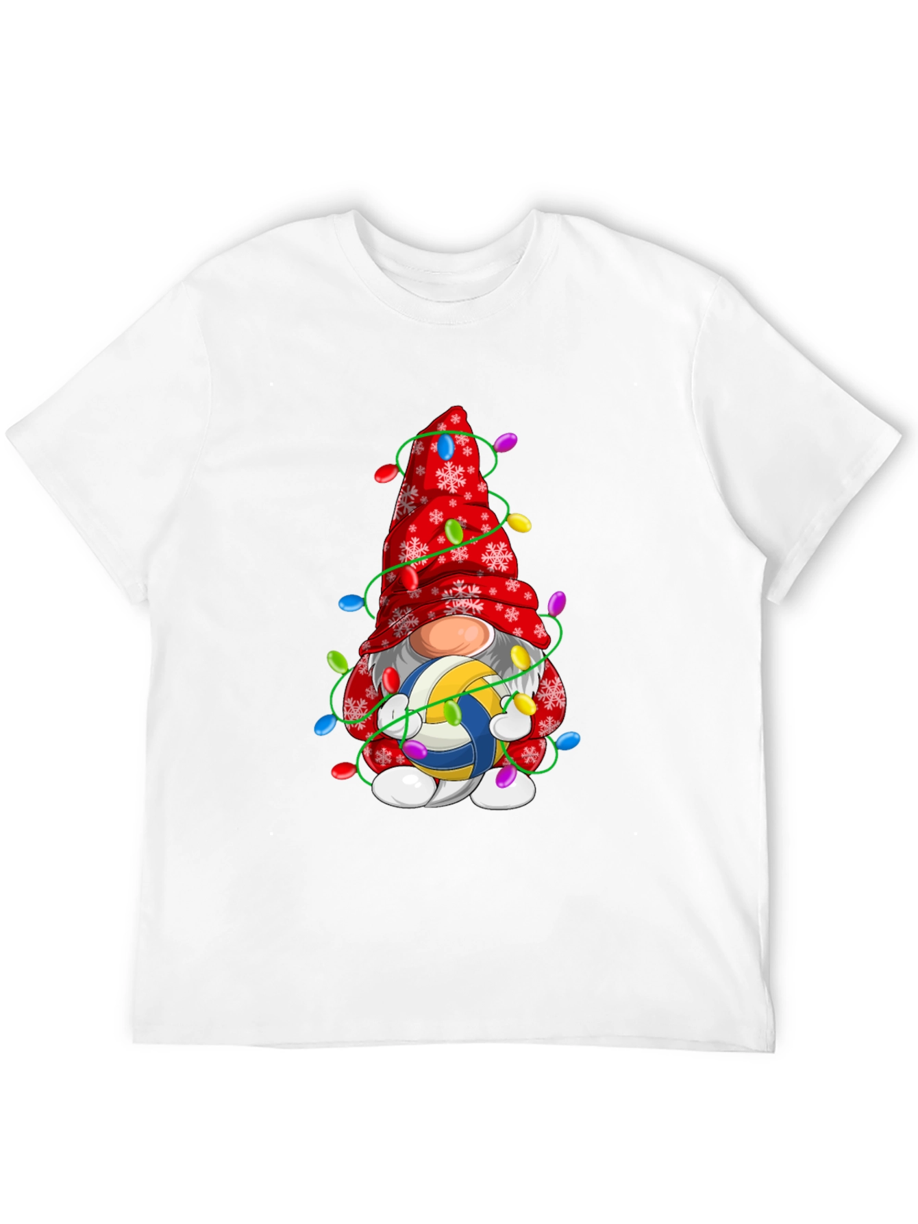 Volleyball Gnome Christmas T-Shirt