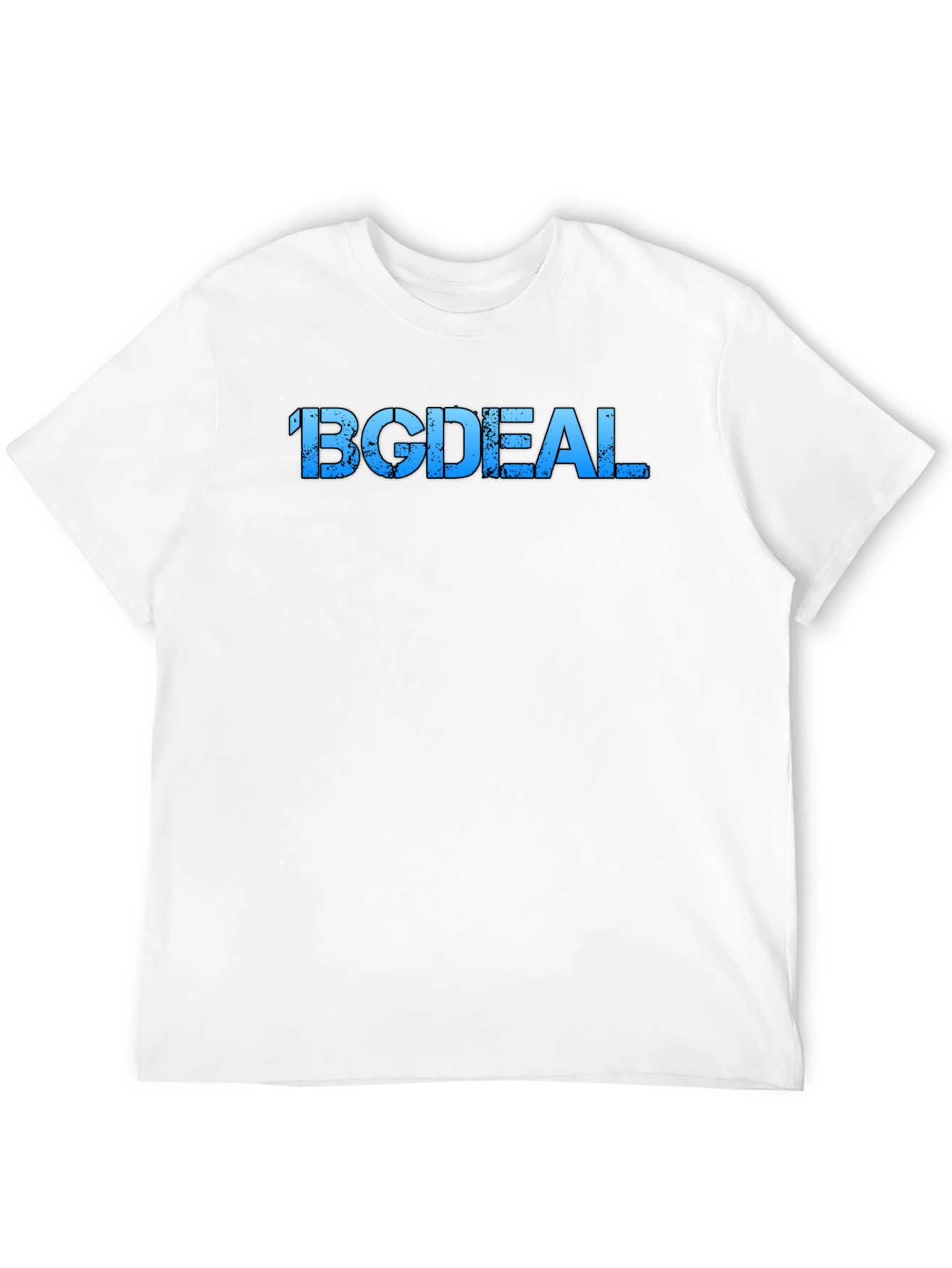 BGCDEAL Mens Black Graphic Tee