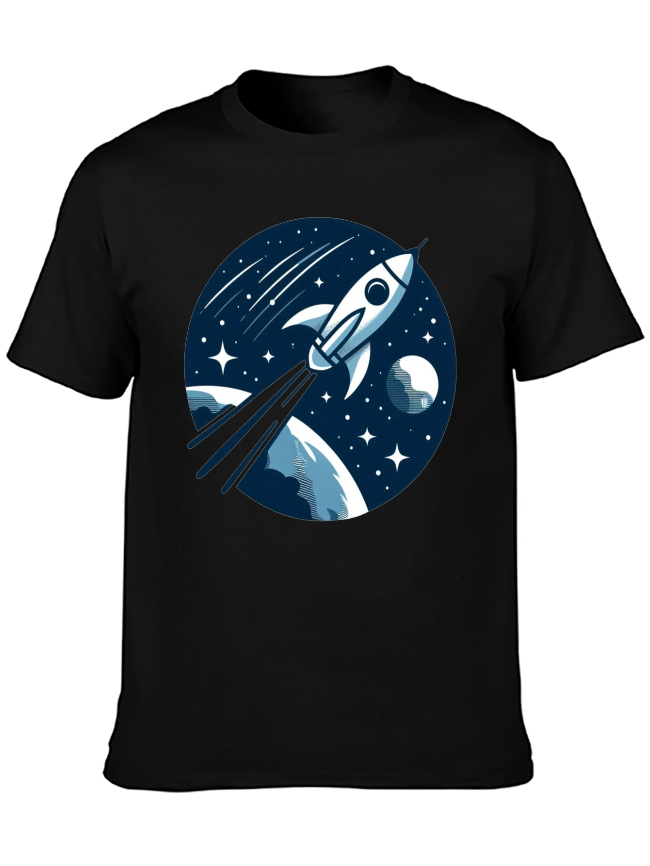 Space Rocket T-Shirt - Blast Off in Style!