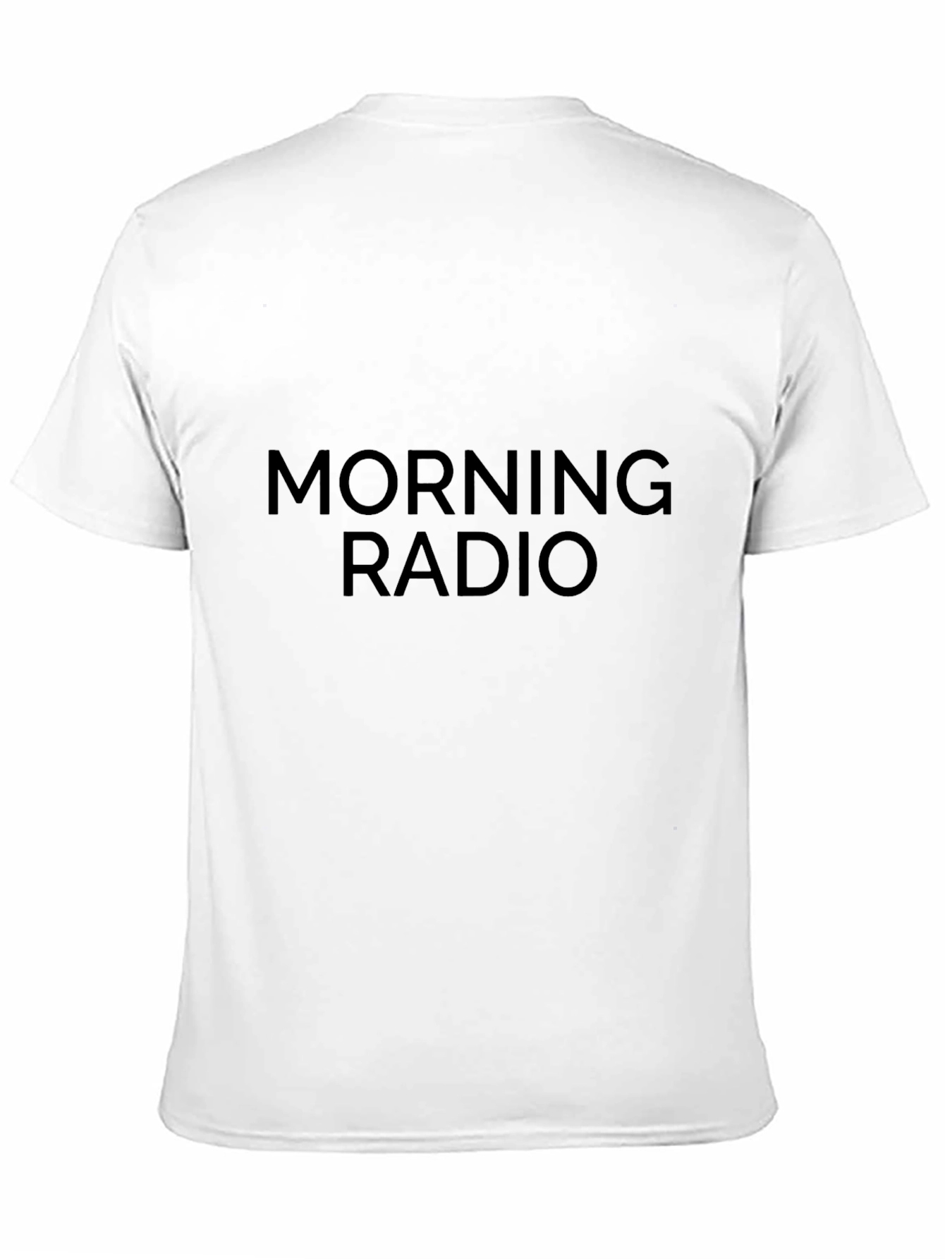 Morning Radio Black T-Shirt