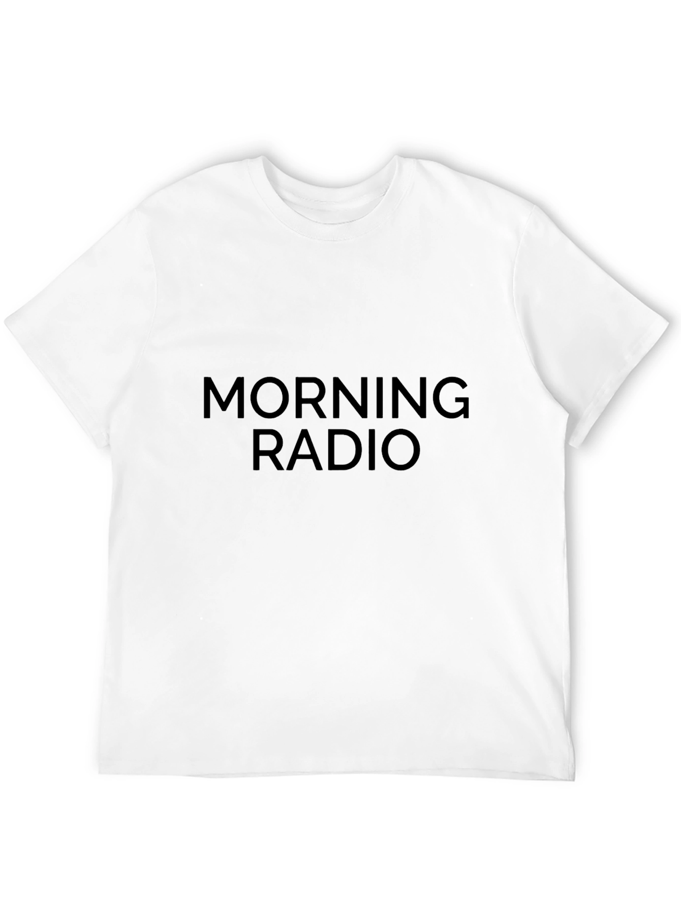 Morning Radio Black T-Shirt
