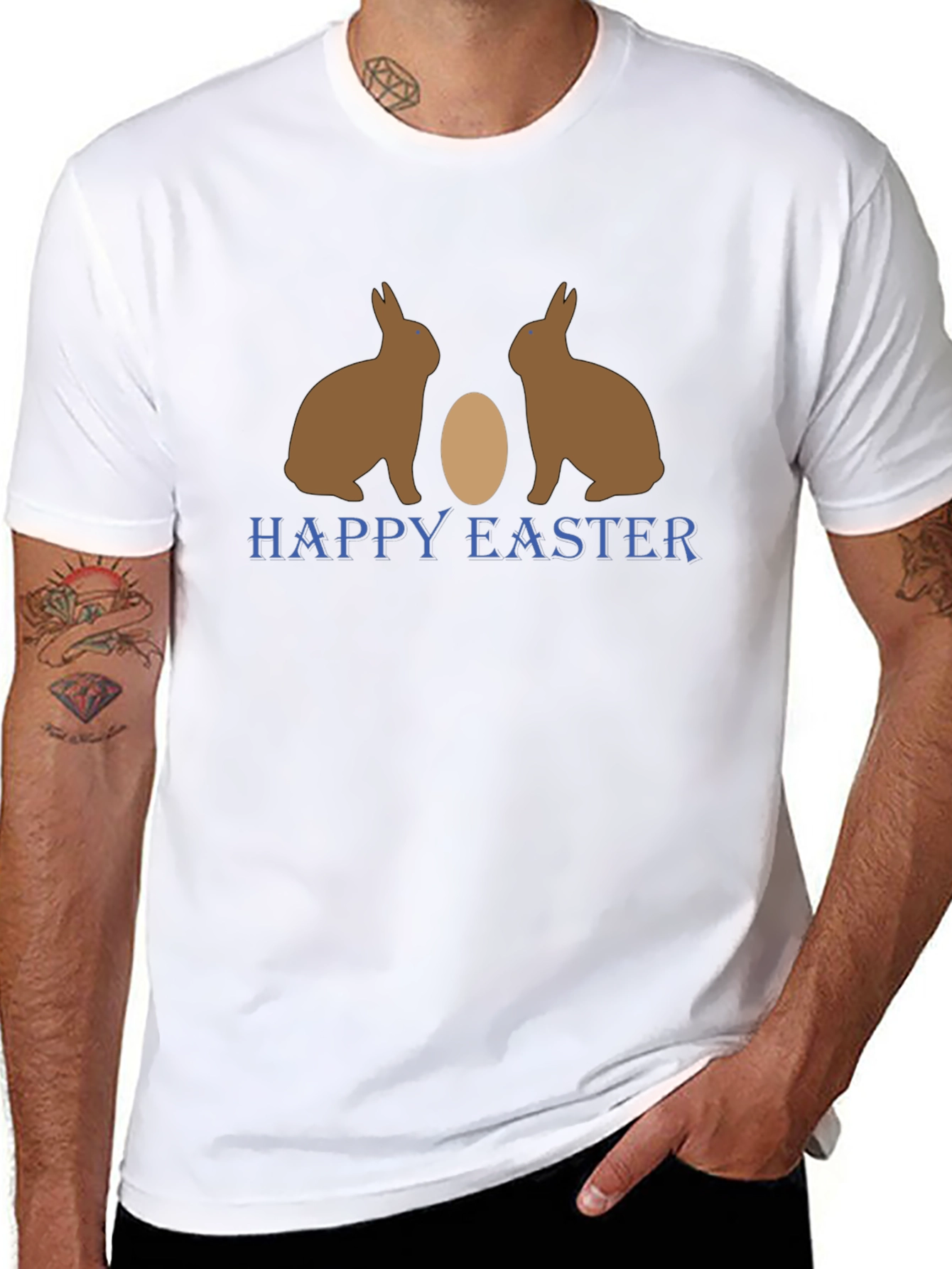 Happy Easter Bunny Graphic Tee - Unisex