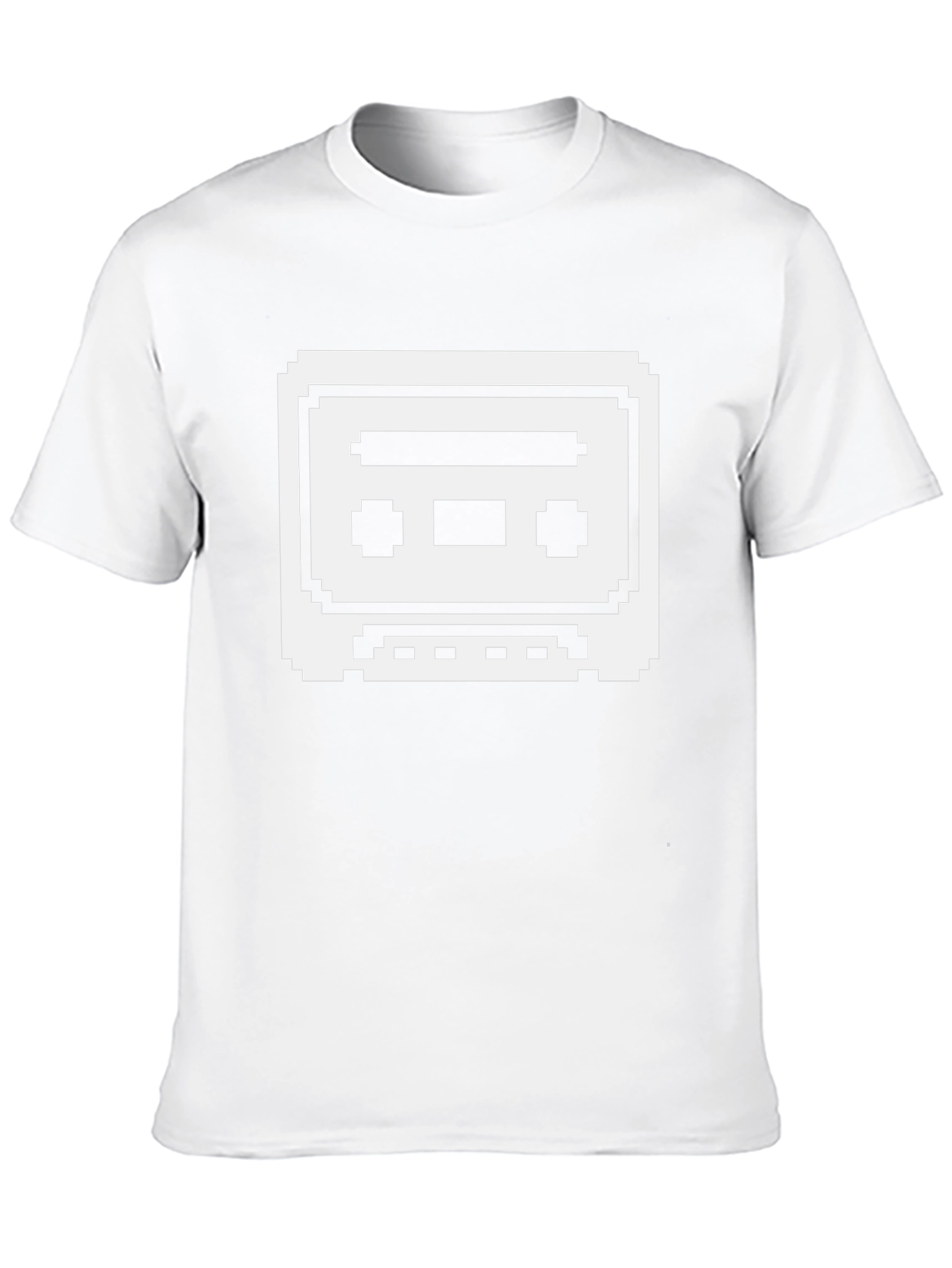 Pixel Cassette Tape Black T-Shirt