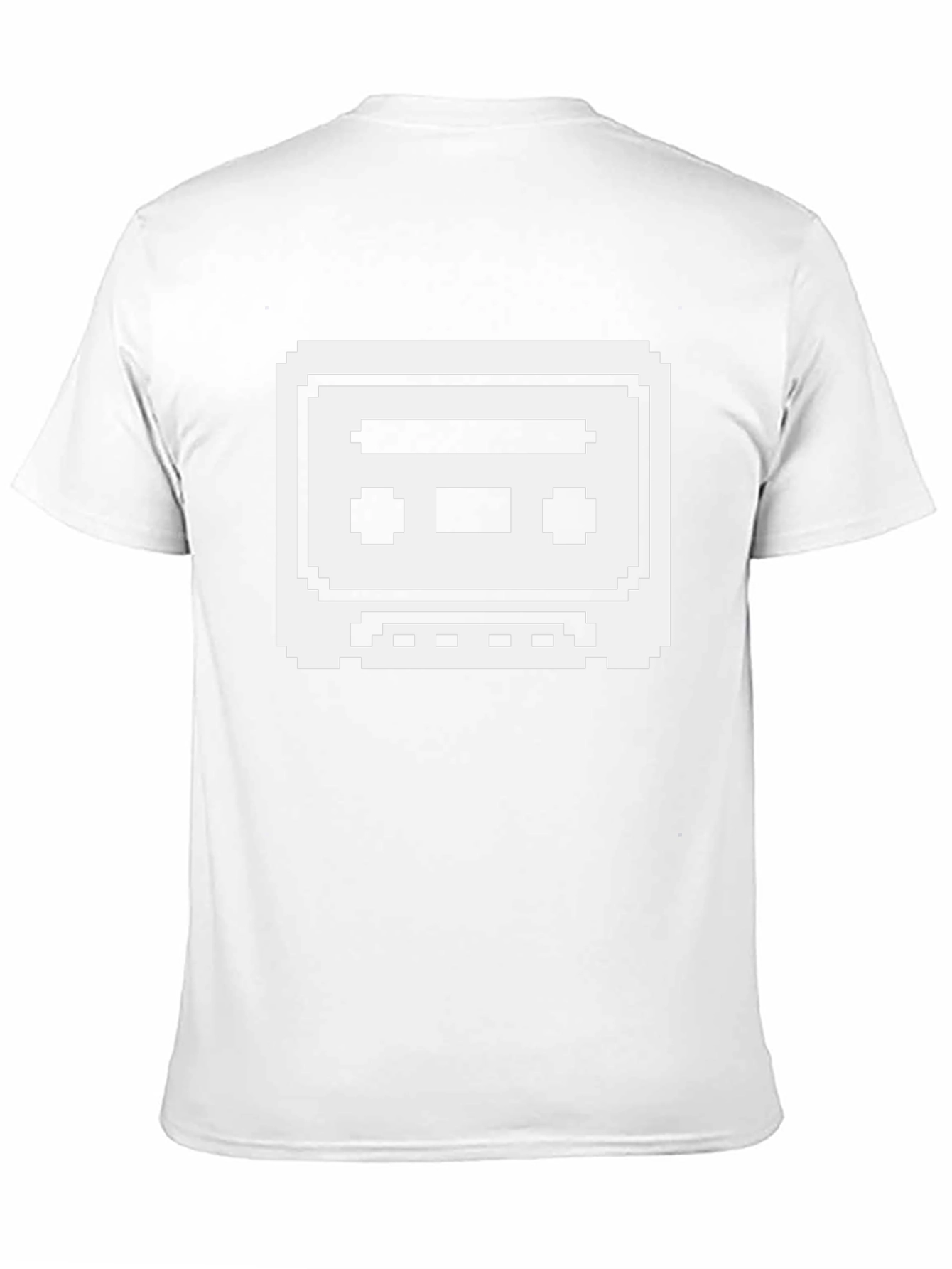 Pixel Cassette Tape Black T-Shirt