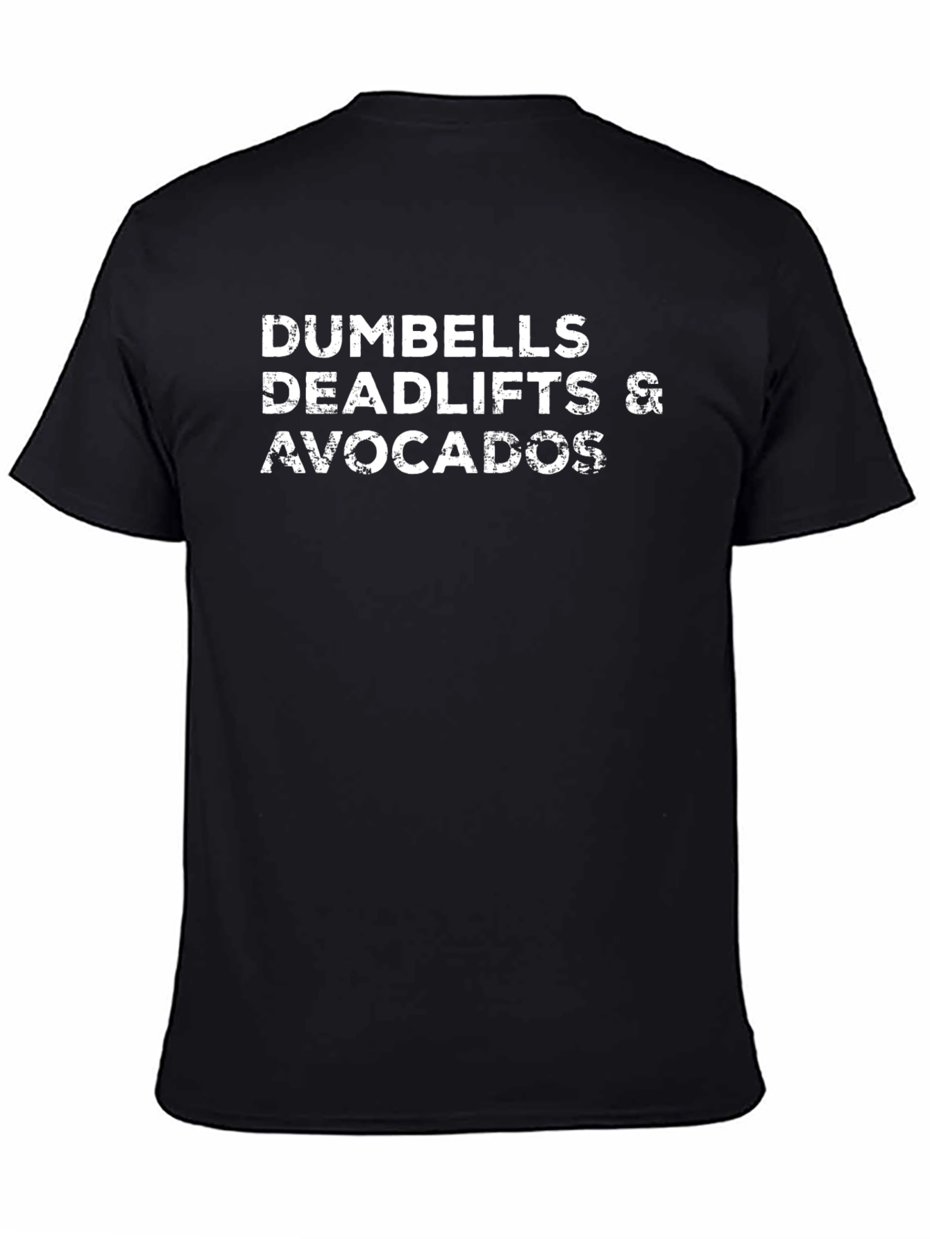 Dumbbells Deadlifts & Avocados Graphic Tee