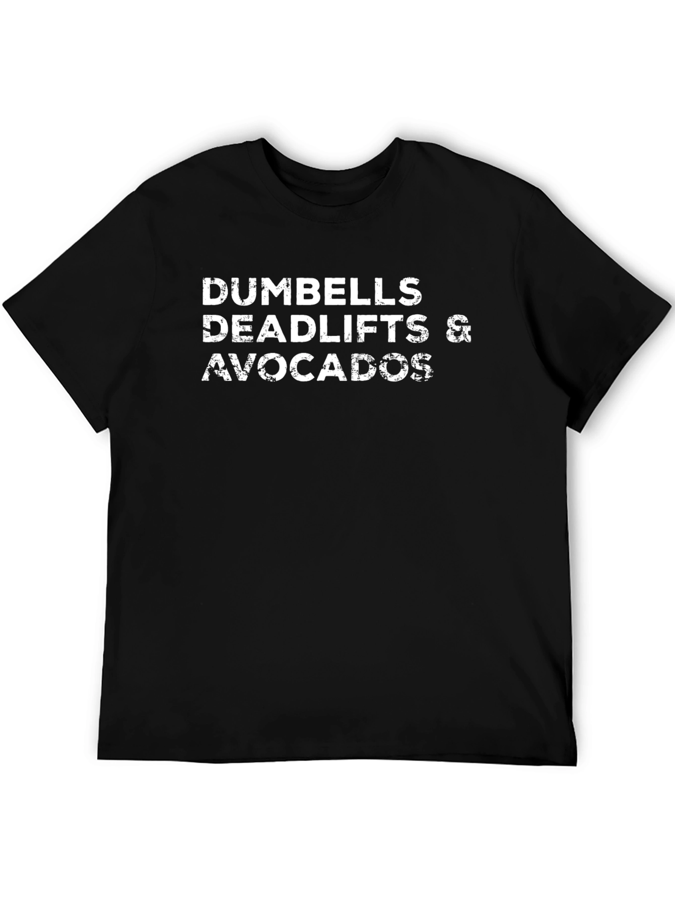 Dumbbells Deadlifts & Avocados Graphic Tee
