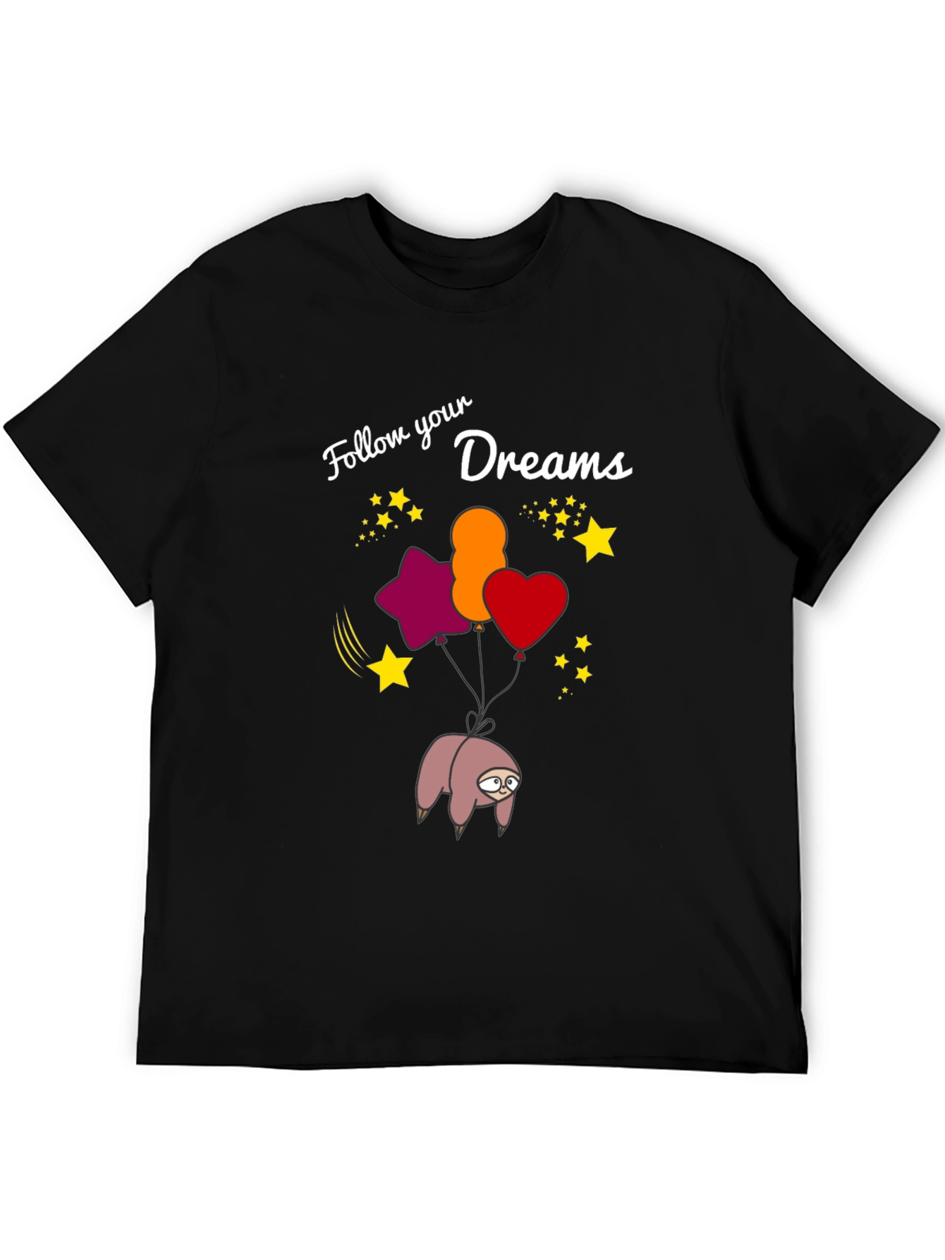 Dreamy Sloth T-Shirt - Follow Your Dreams!
