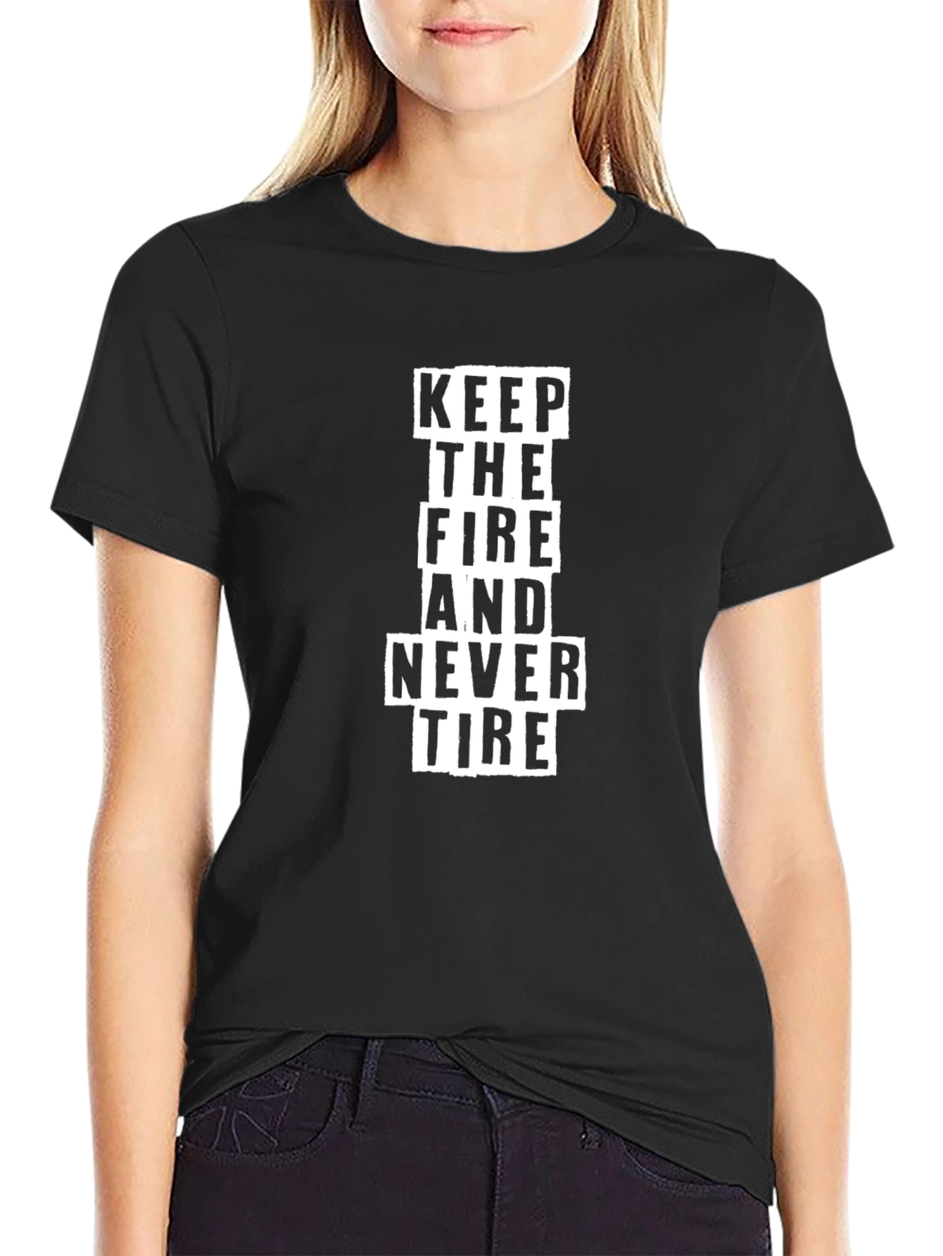 Keep The Fire Black T-Shirt