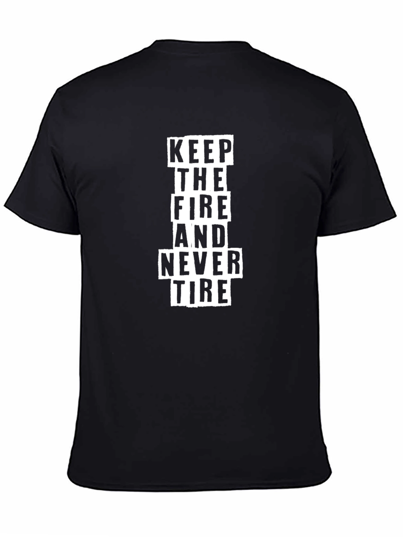 Keep The Fire Black T-Shirt