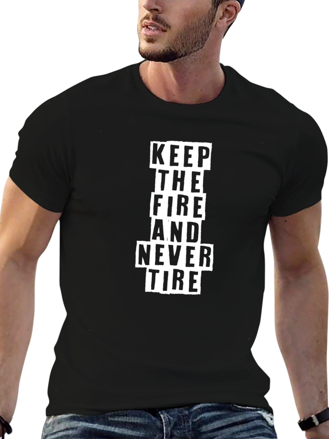 Keep The Fire Black T-Shirt