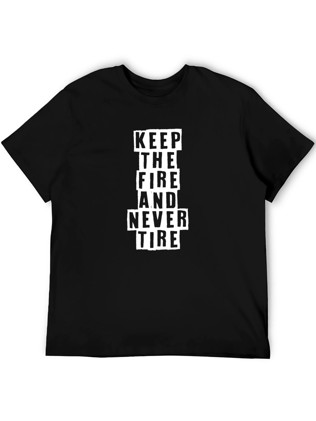 Keep The Fire Black T-Shirt