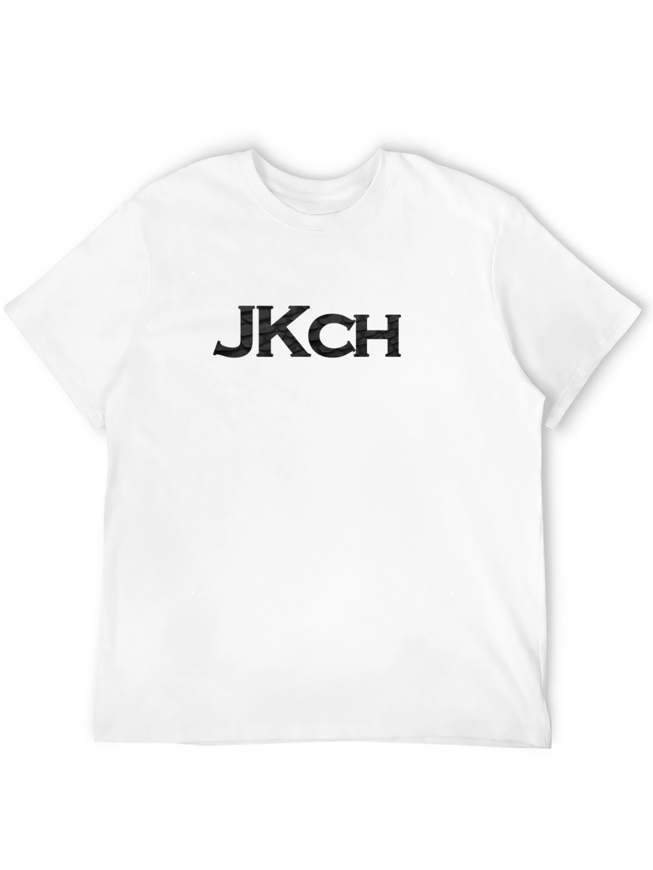 Black JKCH Crew Neck Short Sleeve T-Shirt