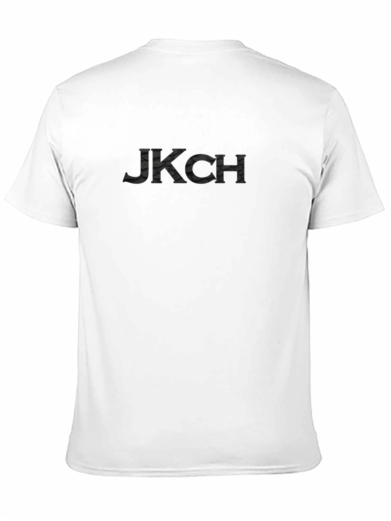 Black JKCH Crew Neck Short Sleeve T-Shirt