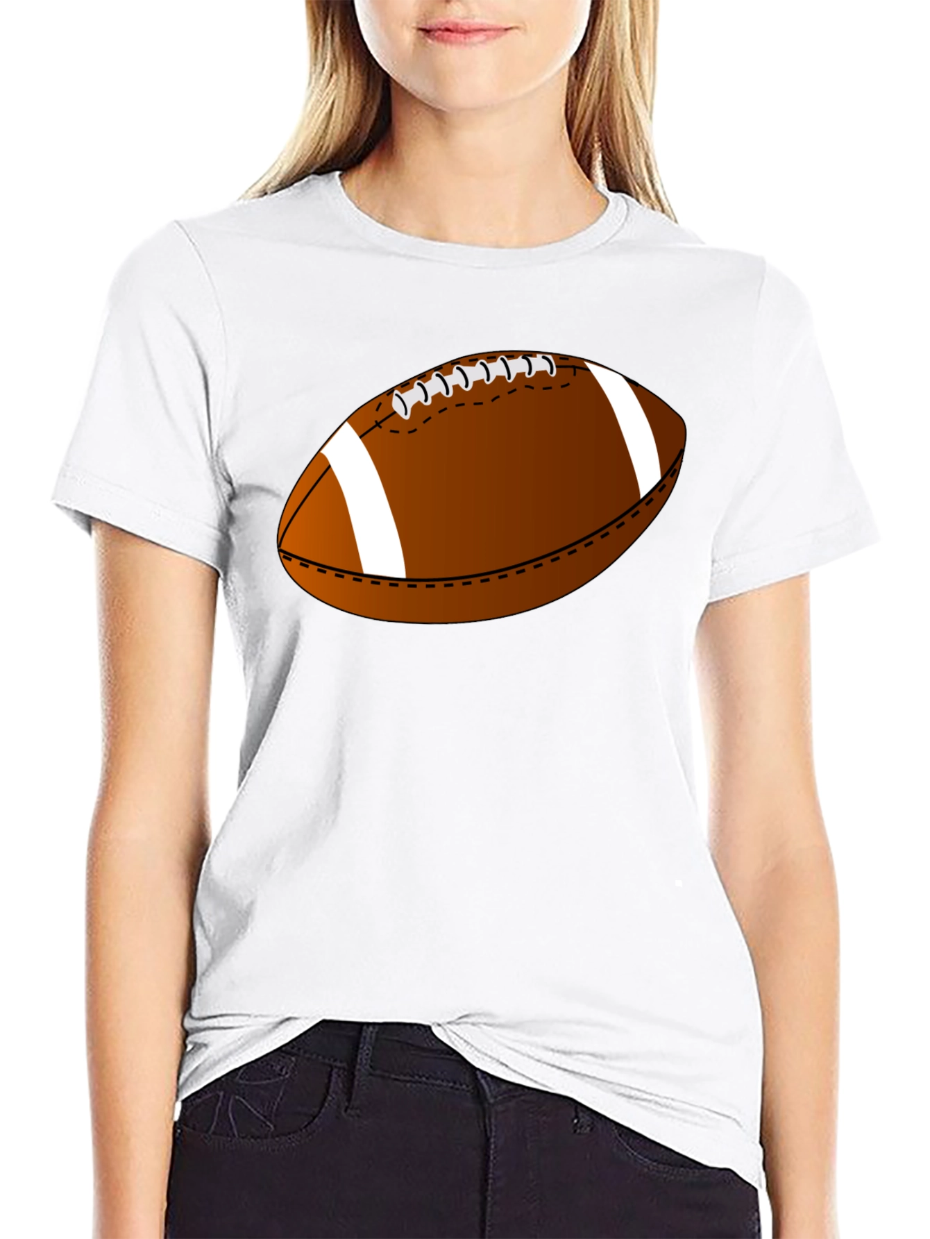 Football Graphic T-Shirt - Soft Cotton Tee