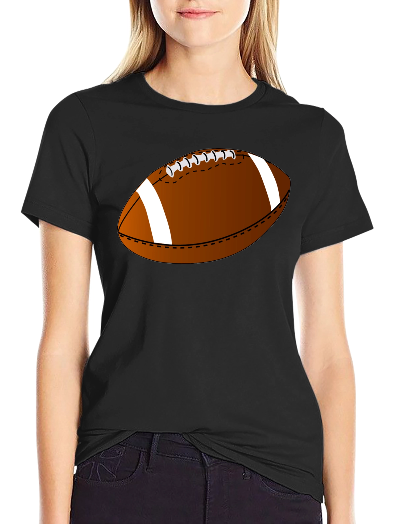 Football Graphic T-Shirt - Soft Cotton Tee