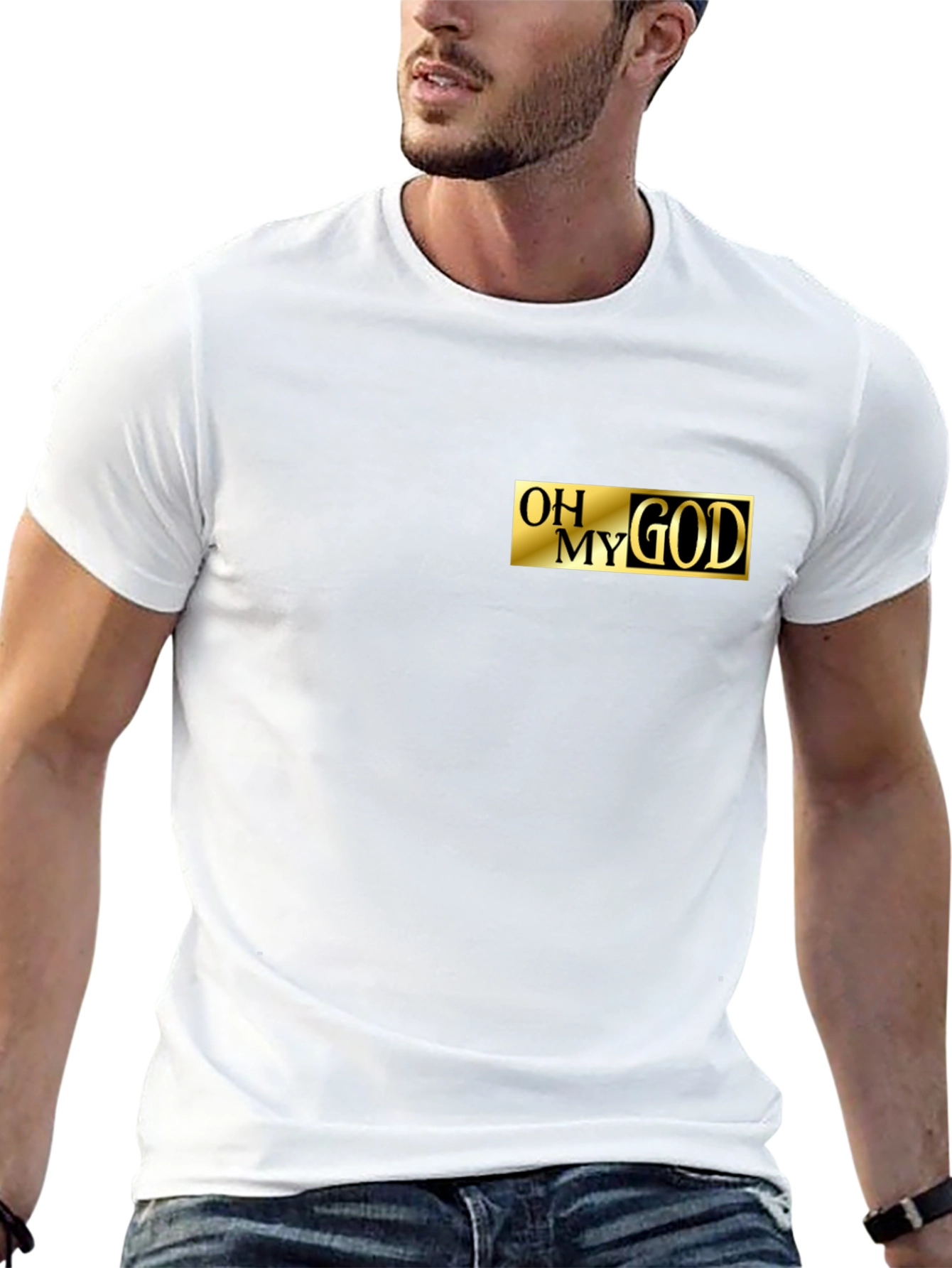 Oh My God T-Shirt - Graphic Print Tee