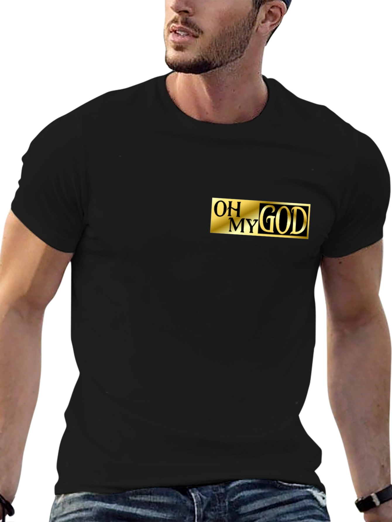 Oh My God T-Shirt - Graphic Print Tee