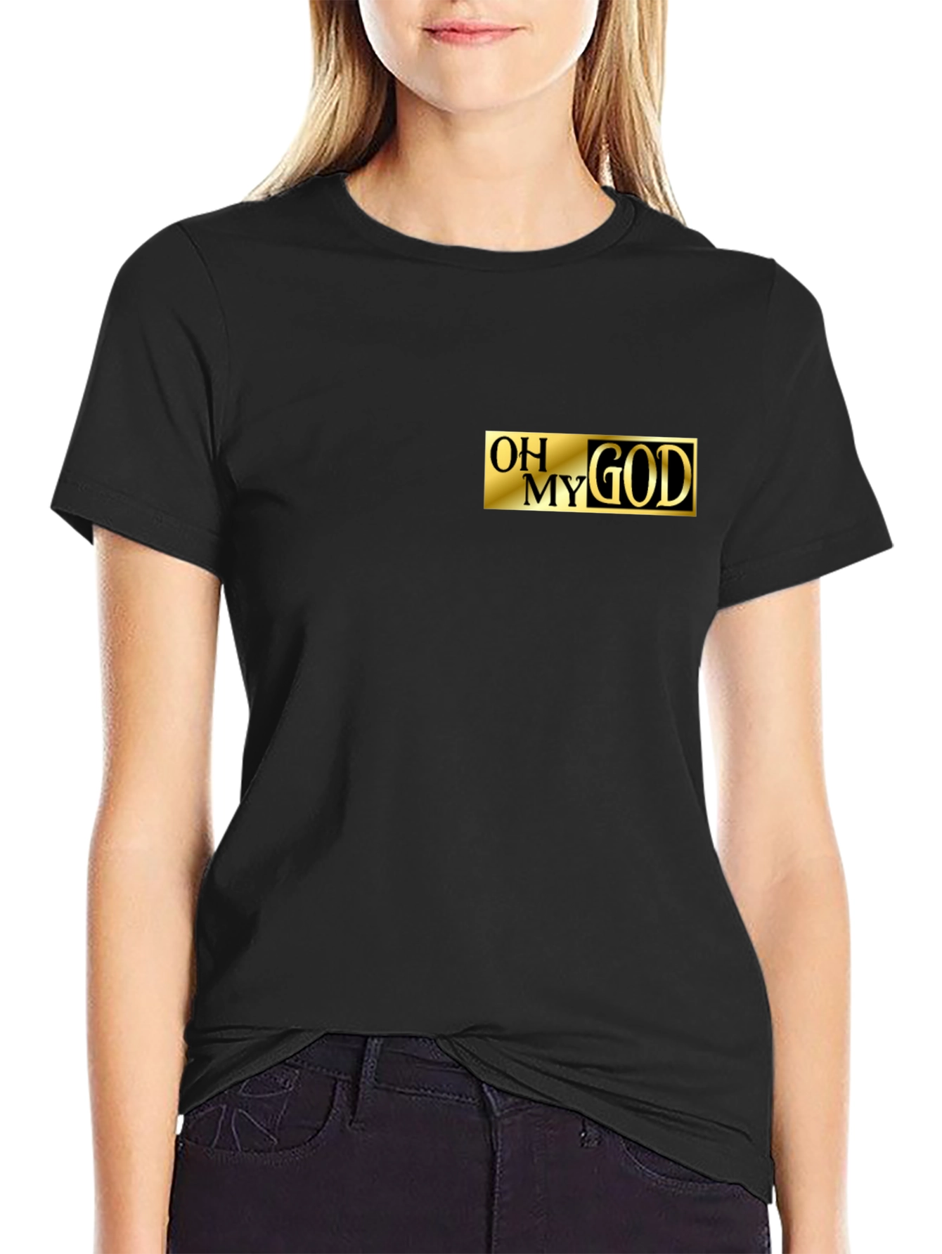 Oh My God T-Shirt - Graphic Print Tee