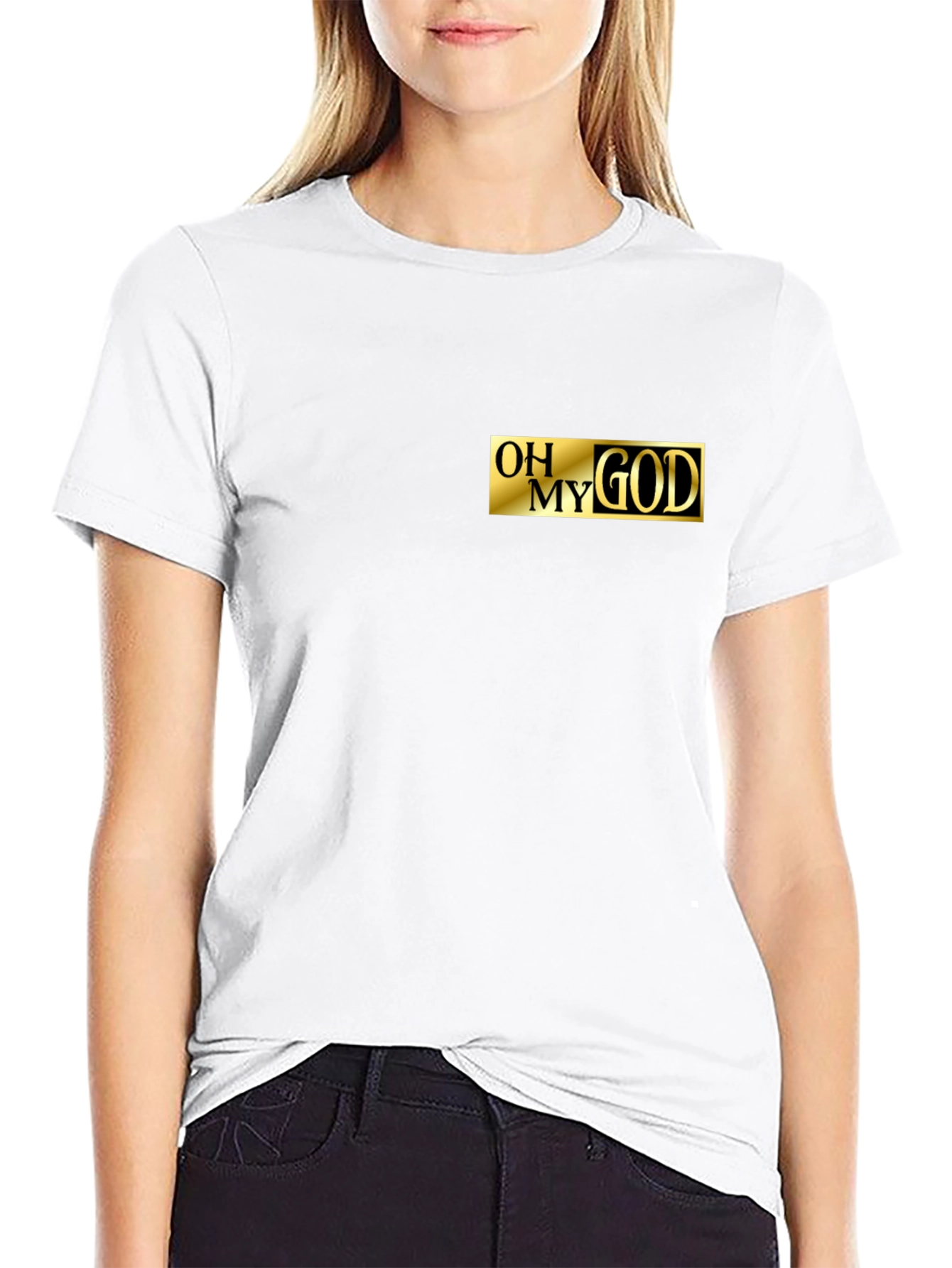 Oh My God T-Shirt - Graphic Print Tee