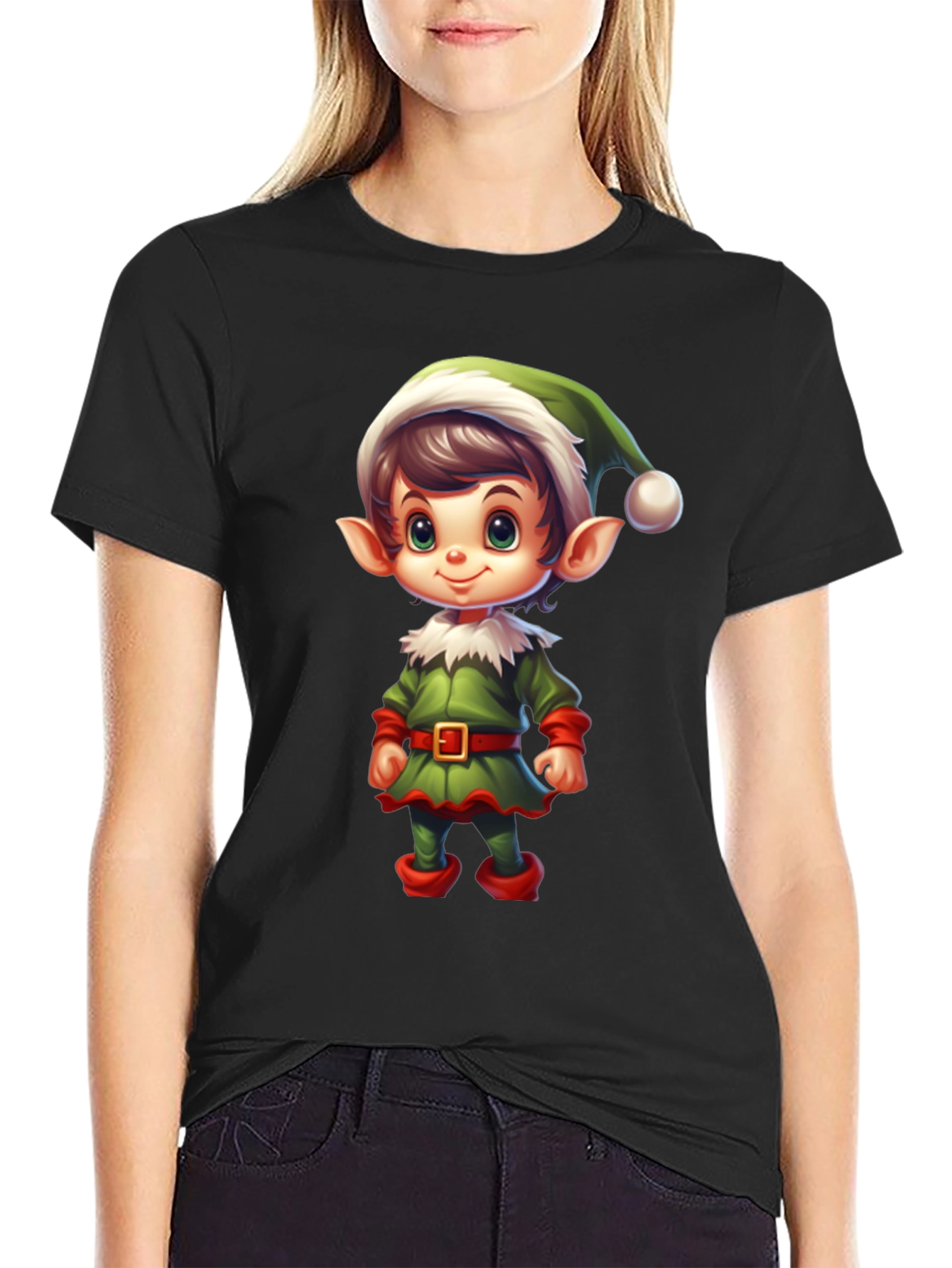 Festive Elf Graphic Tee