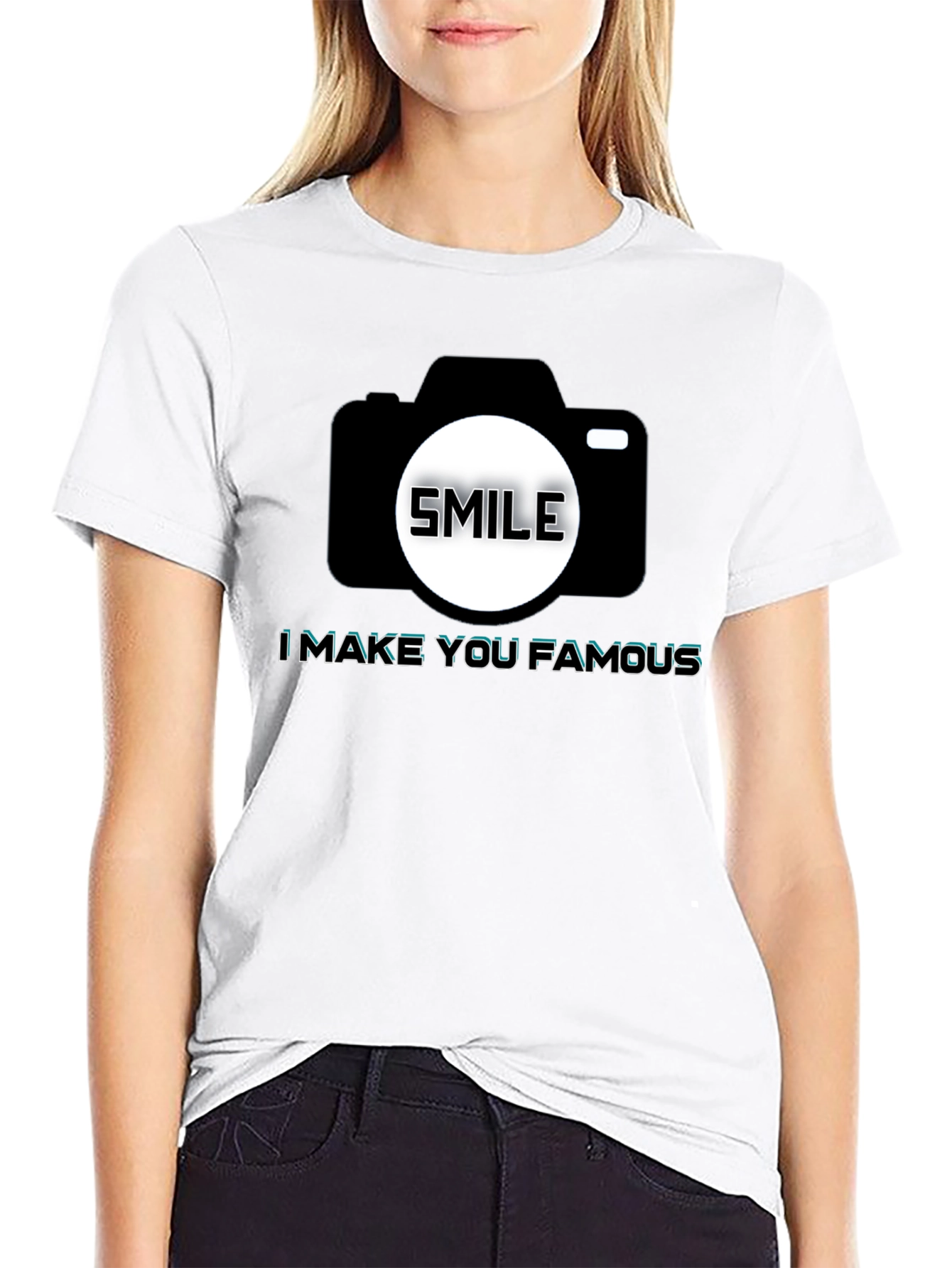 Smile Camera T-Shirt - Make You Famous