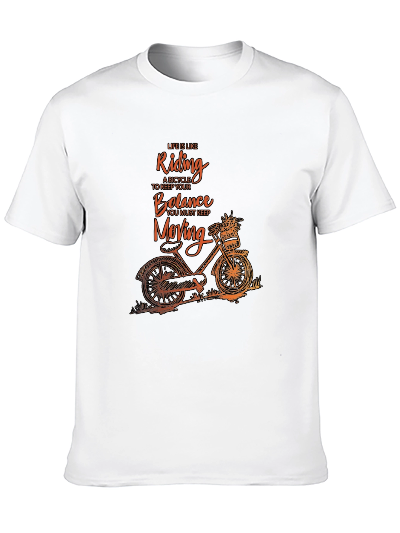 Life is Like Riding a Bicycle Graphic Tee