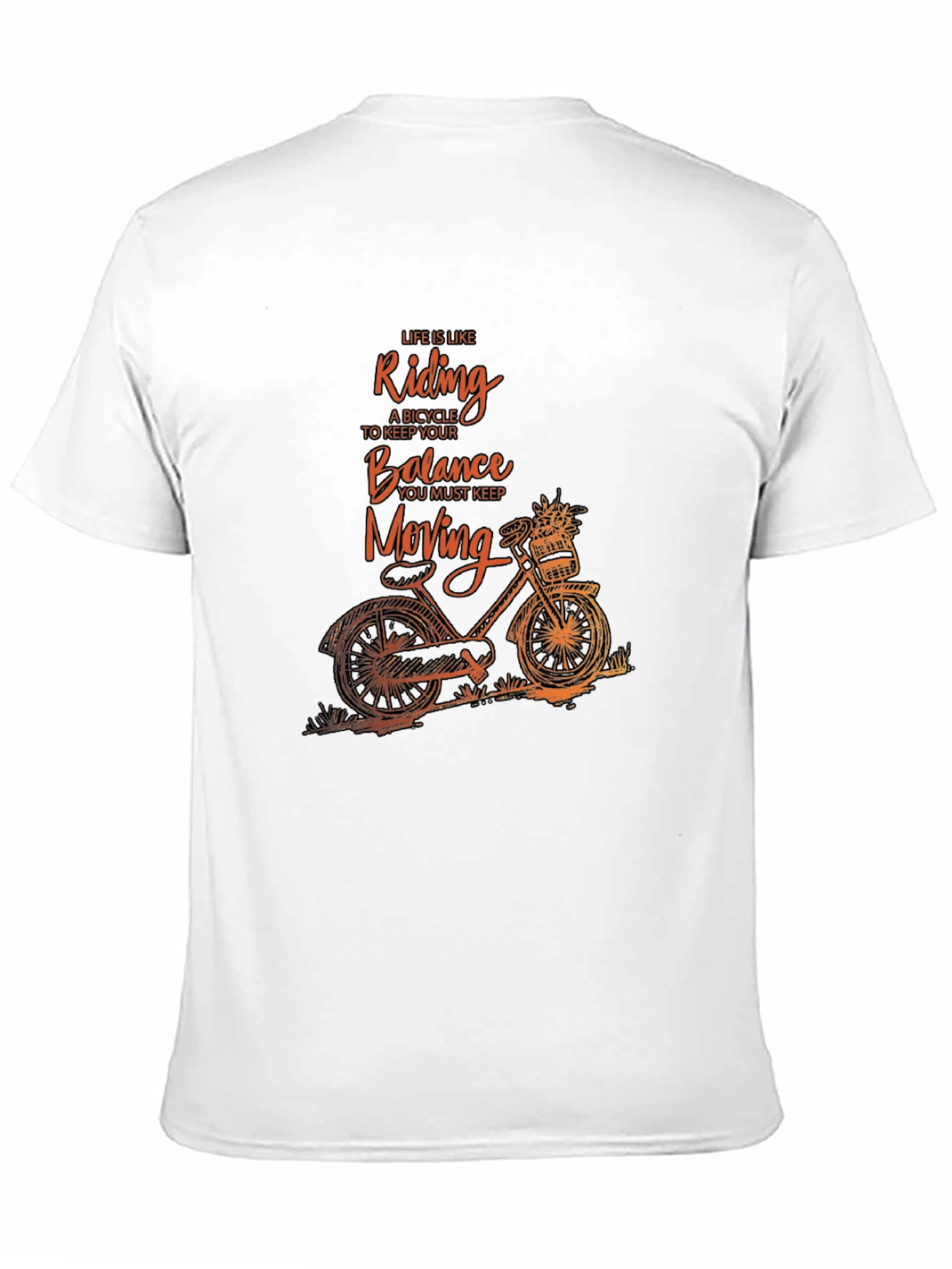 Life is Like Riding a Bicycle Graphic Tee
