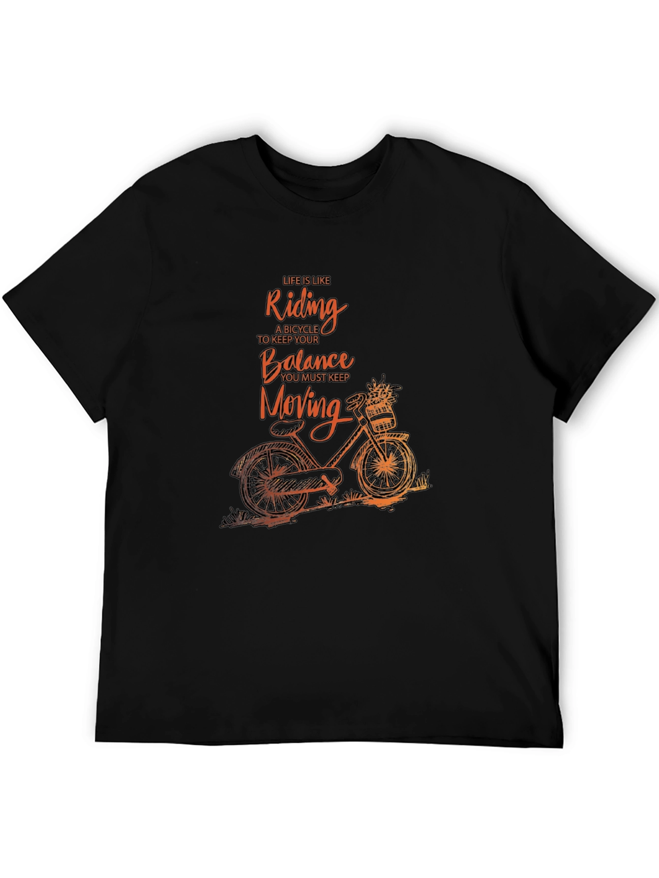 Life is Like Riding a Bicycle Graphic Tee