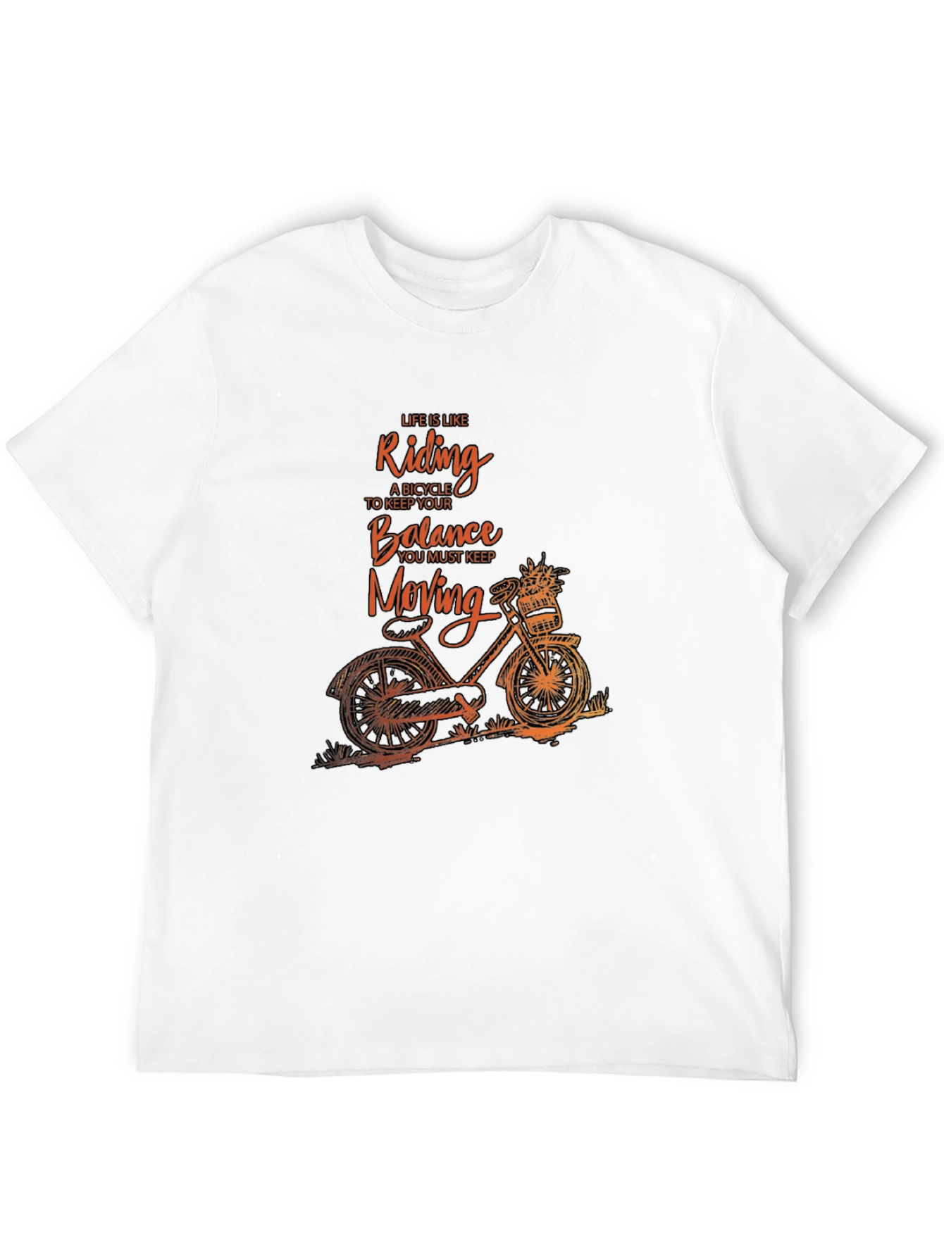 Life is Like Riding a Bicycle Graphic Tee