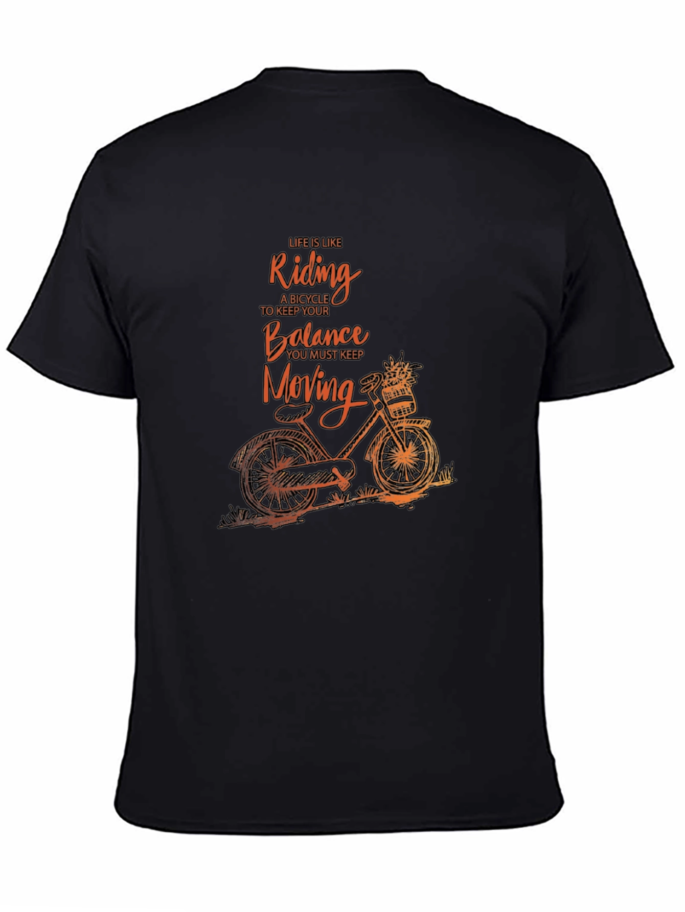 Life is Like Riding a Bicycle Graphic Tee