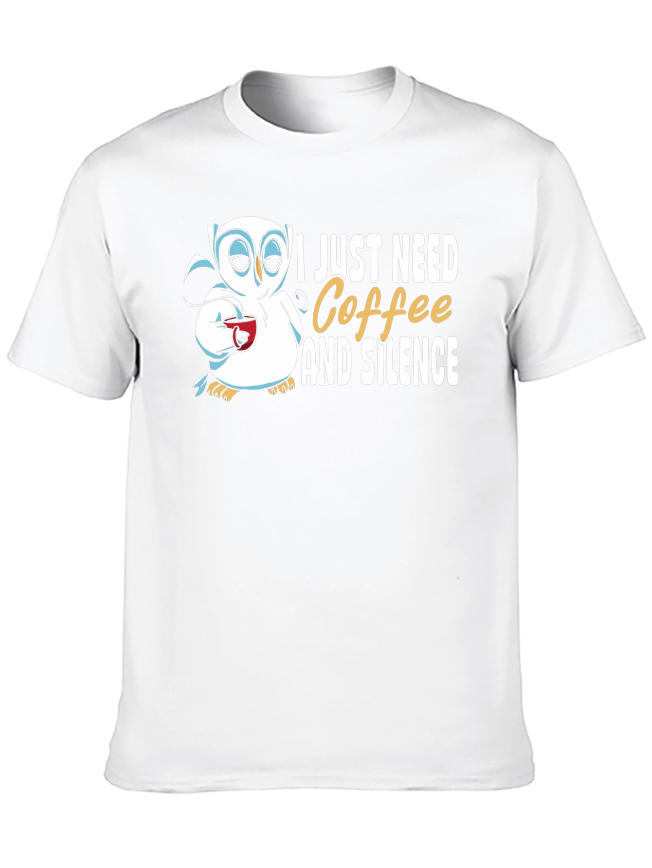 Coffee & Silence Owl Graphic Tee