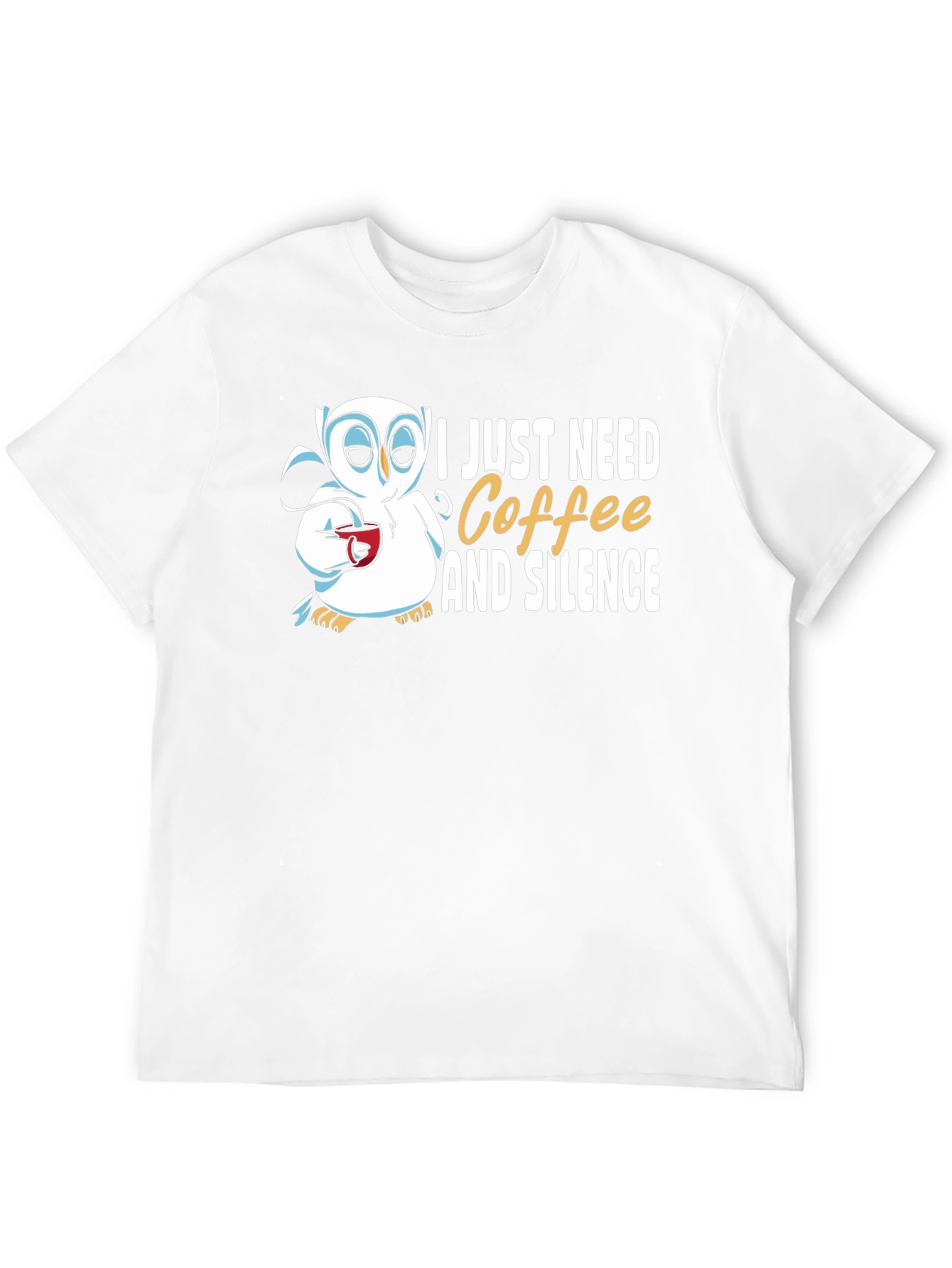 Coffee & Silence Owl Graphic Tee