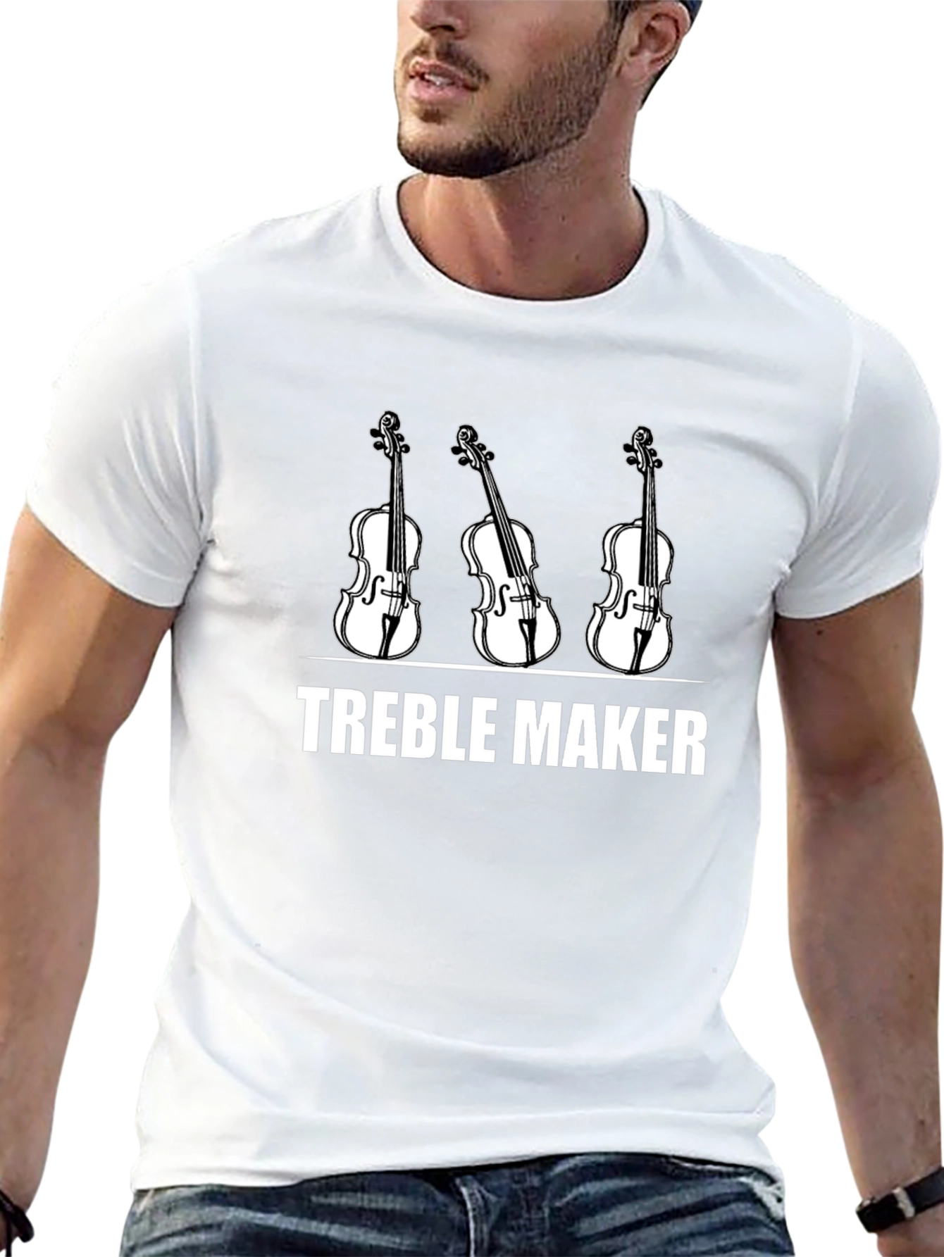 Treble Maker Graphic Tee - Musician Humor T-Shirt