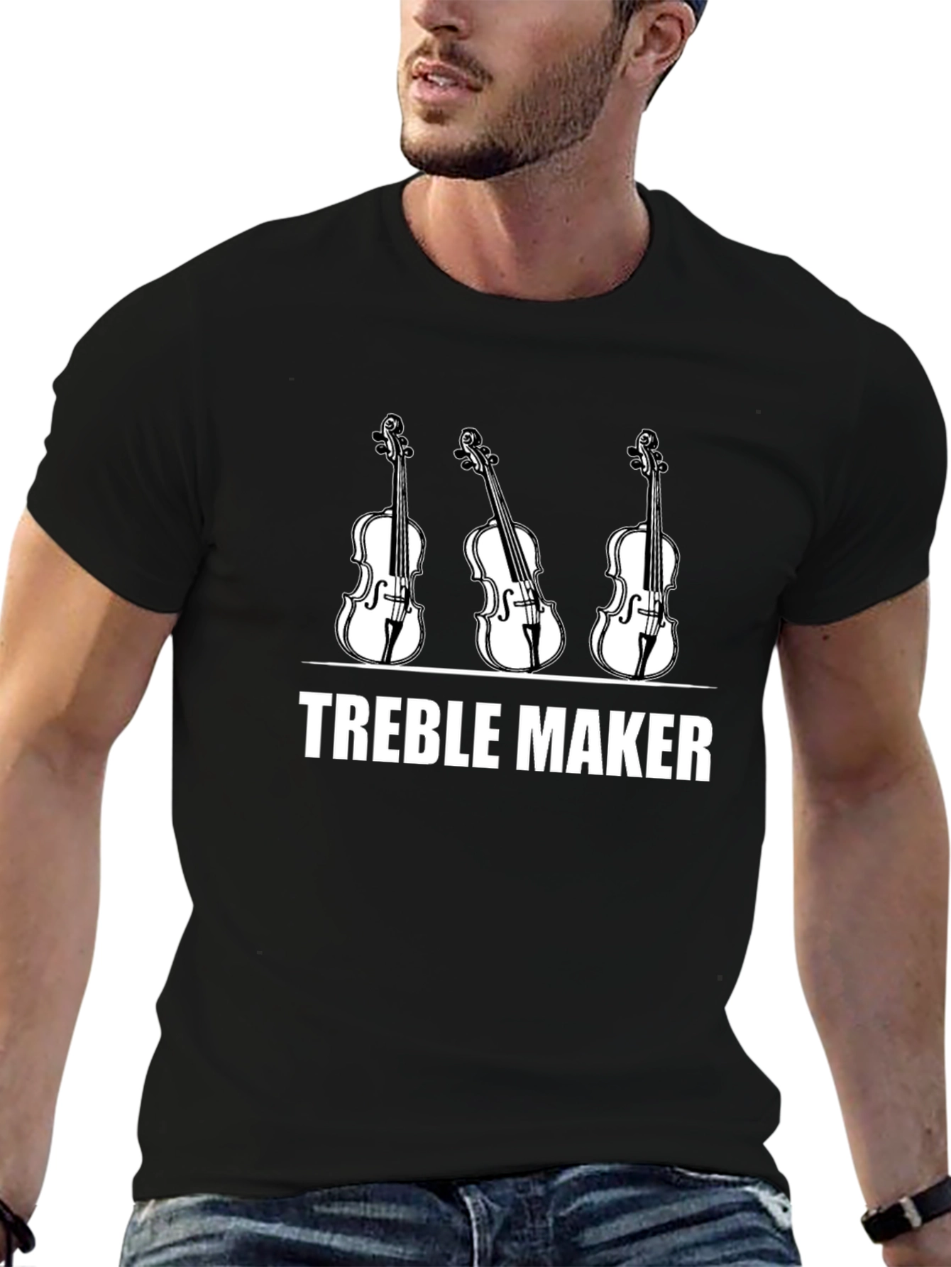 Treble Maker Graphic Tee - Musician Humor T-Shirt