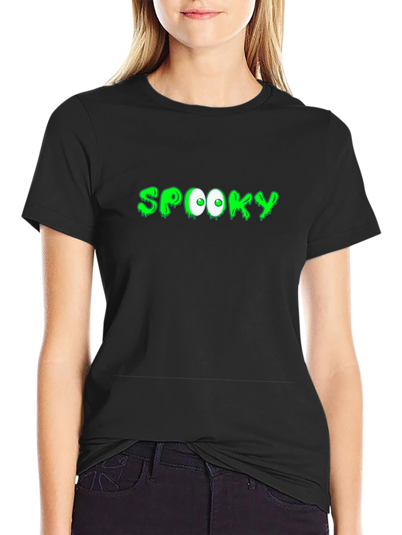 Spooky Green Eyed T-Shirt