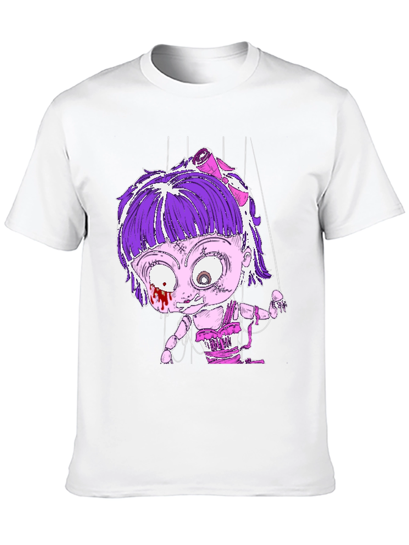 Creepy Doll Puppet T-Shirt - Unique Graphic Tee