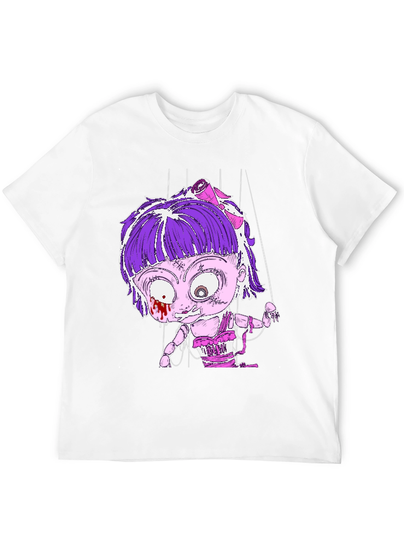 Creepy Doll Puppet T-Shirt - Unique Graphic Tee