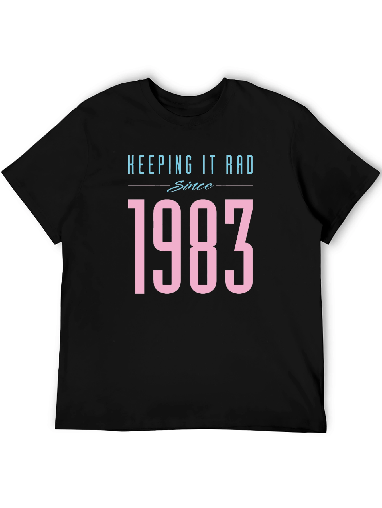 Keeping It Rad Since 1983 Black T-Shirt