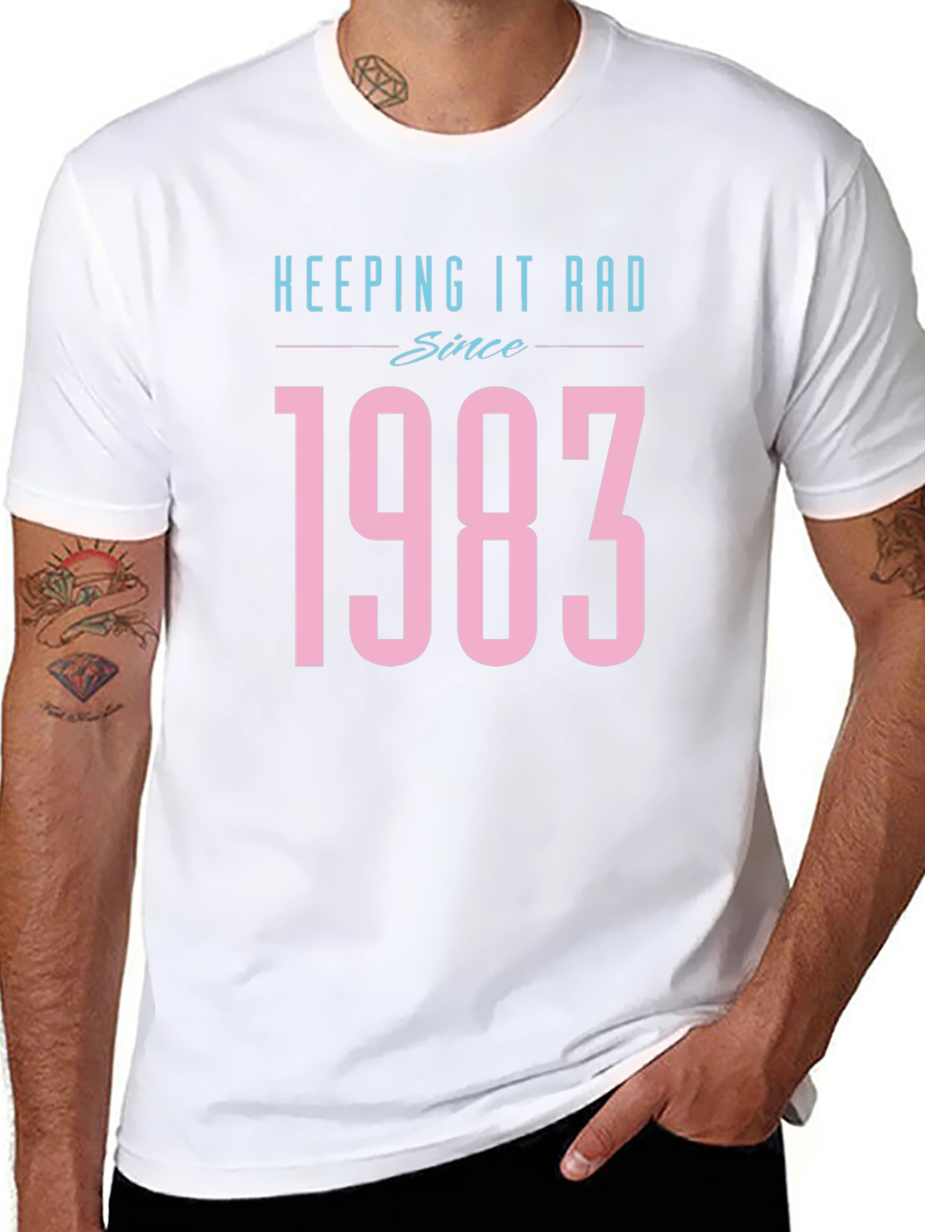 Keeping It Rad Since 1983 Black T-Shirt