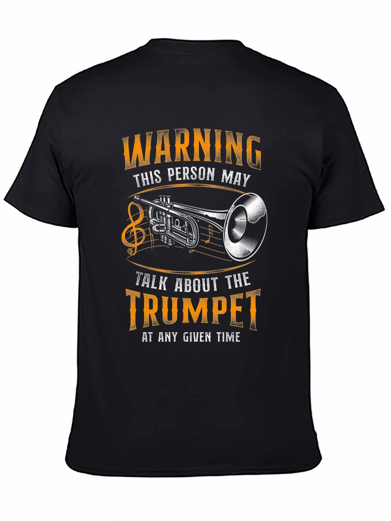 Warning Trumpet Player T-Shirt - Talk About Trumpet Anytime