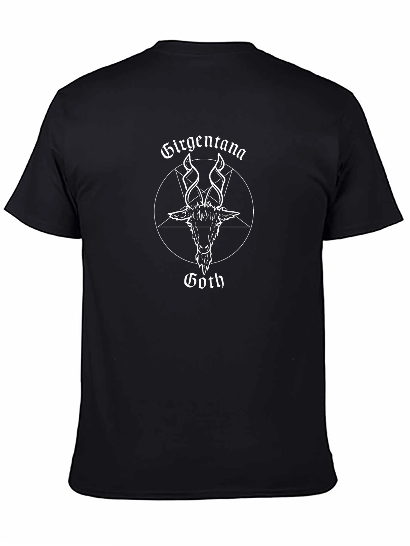 Girgentana Goth Tee - Black Graphic T-Shirt